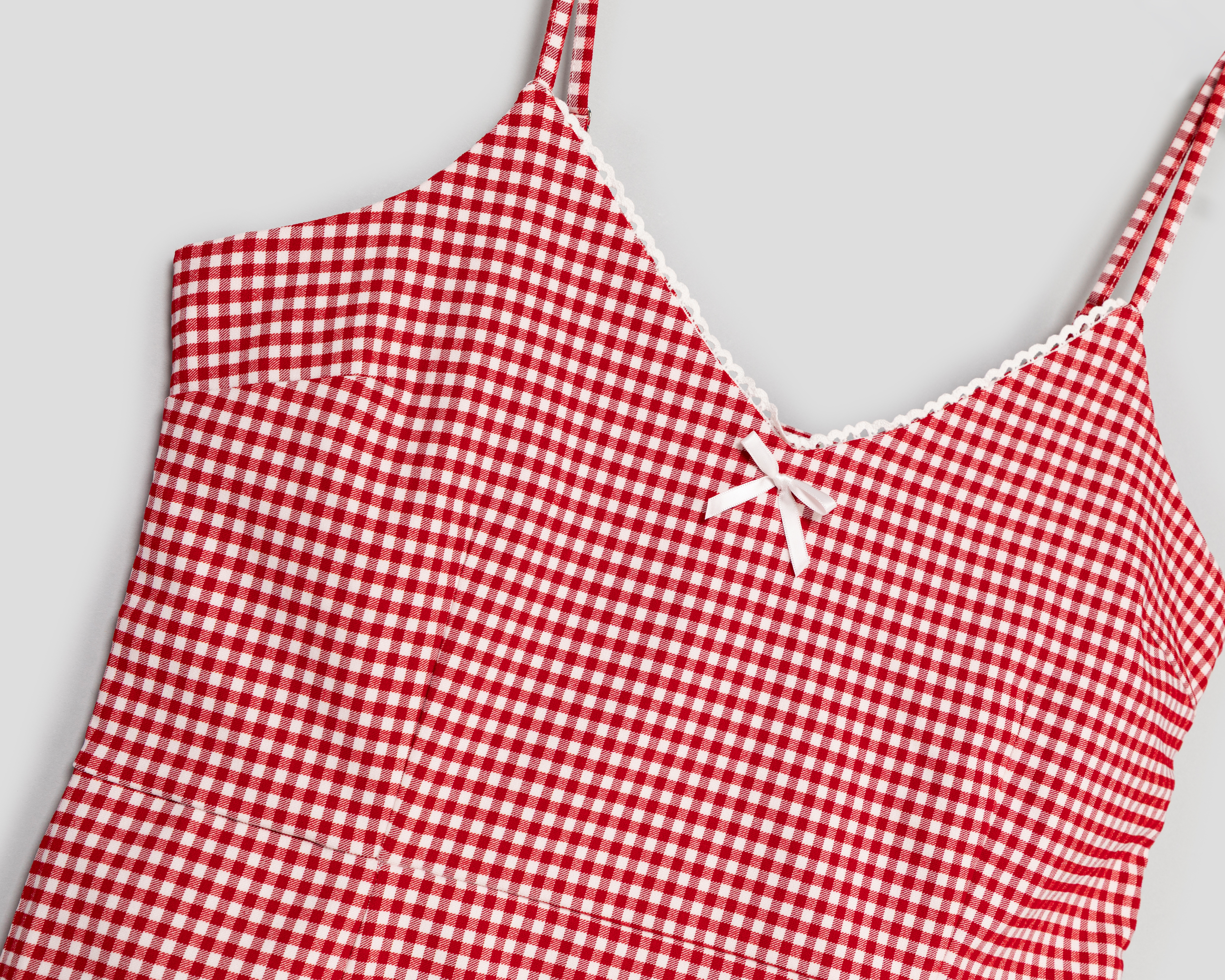 Foto 3 | Foto 3 | Vestido Casual 18 Forever Rojo a Cuadros para Mujer