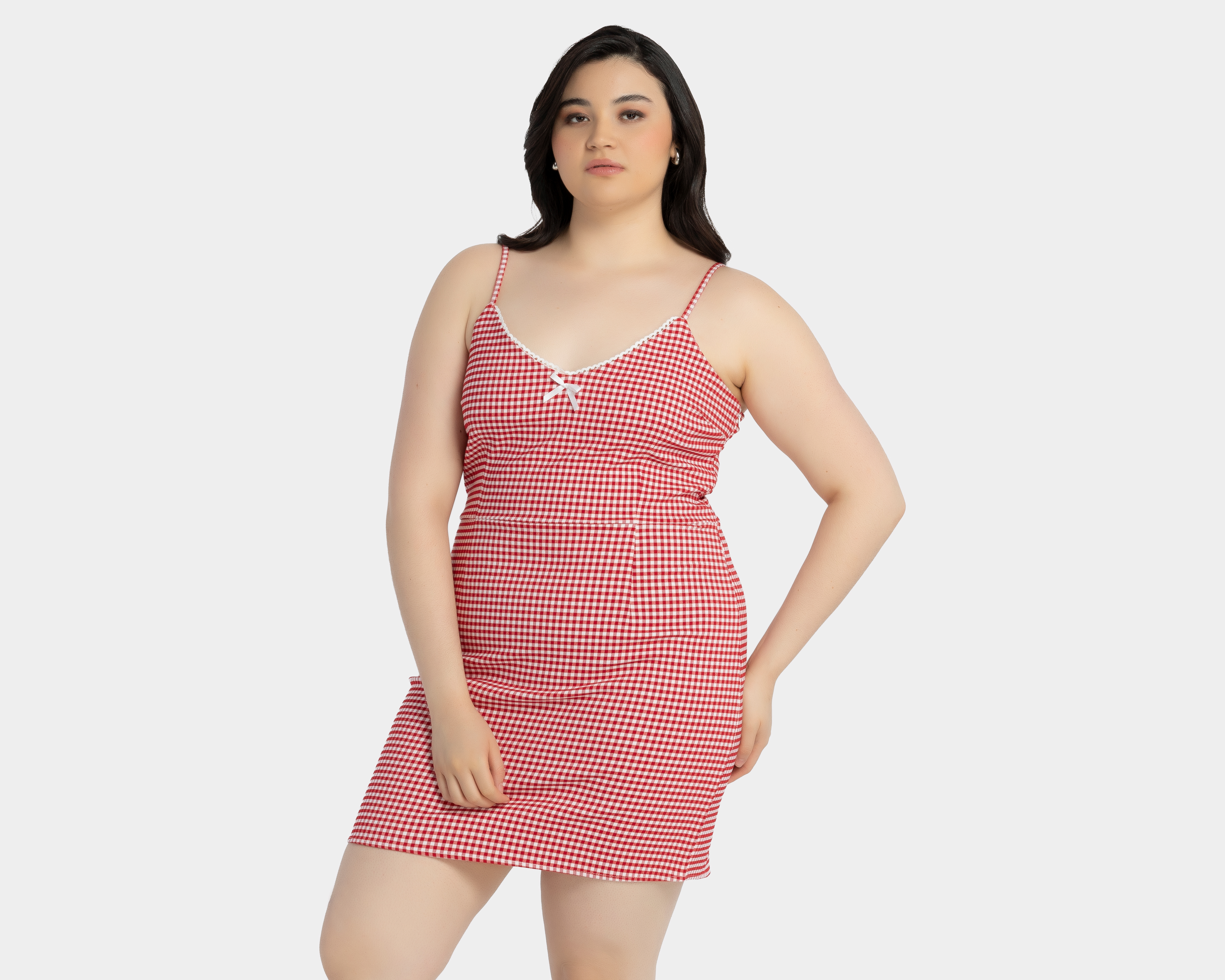 Foto 4 | Foto 4 | Vestido Casual 18 Forever Rojo con Tirantes para Mujer