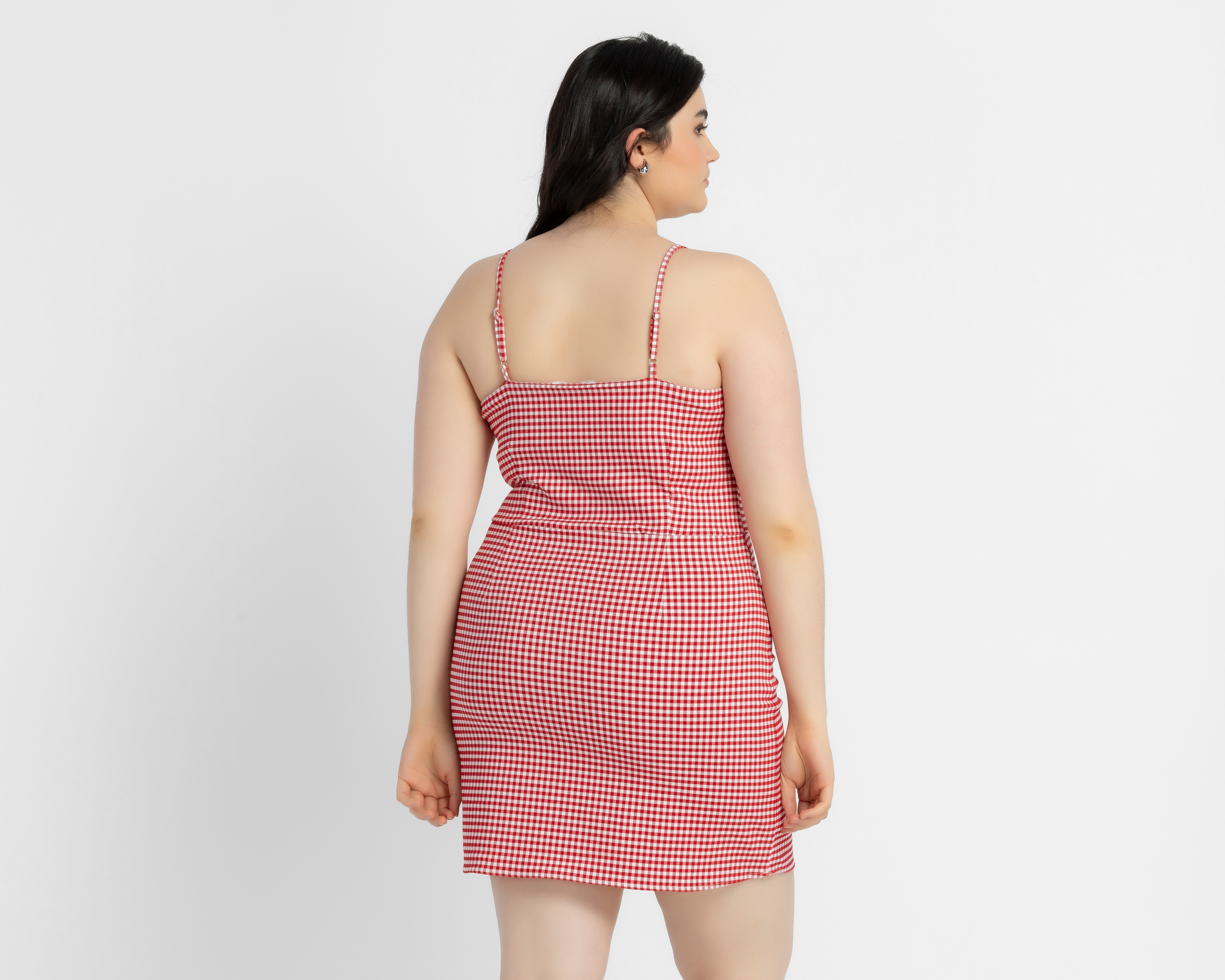 Foto 6 | Foto 6 | Vestido Casual 18 Forever Rojo con Tirantes para Mujer