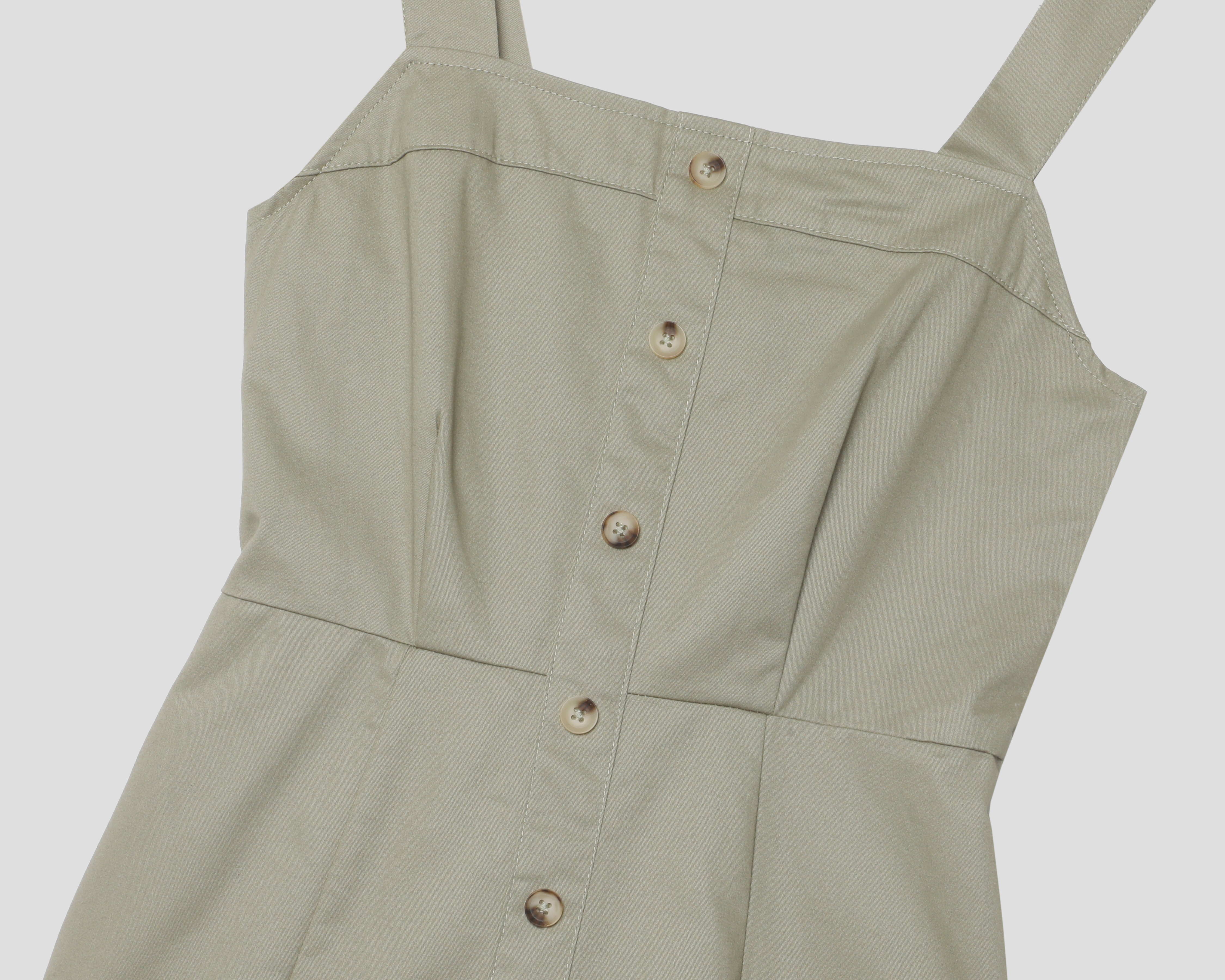 Foto 4 pulgar | Foto 3 | Vestido Casual Refill Verde Olivo para Mujer