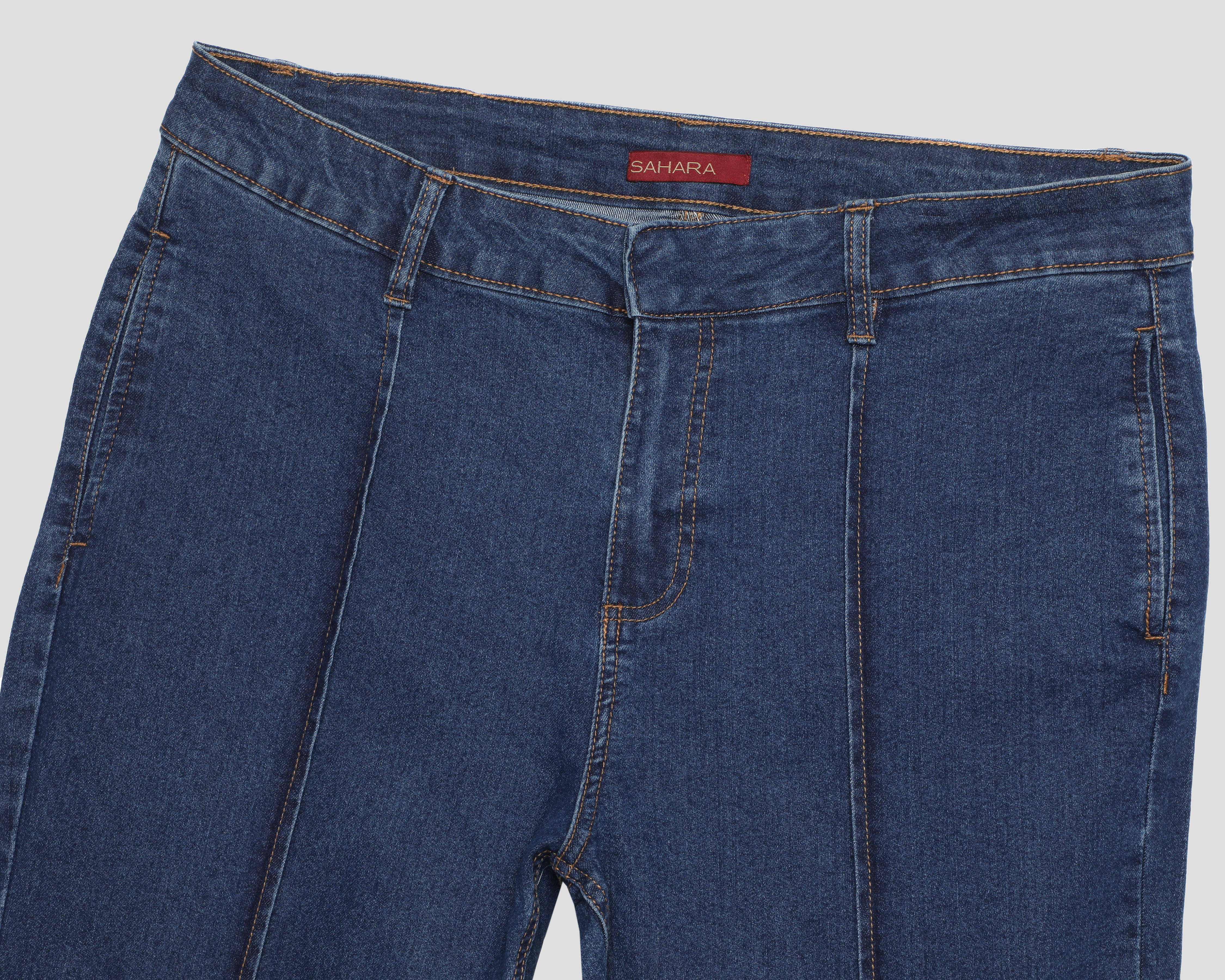 Foto 4 pulgar | Foto 3 | Jeans Recto Sahara para Mujer