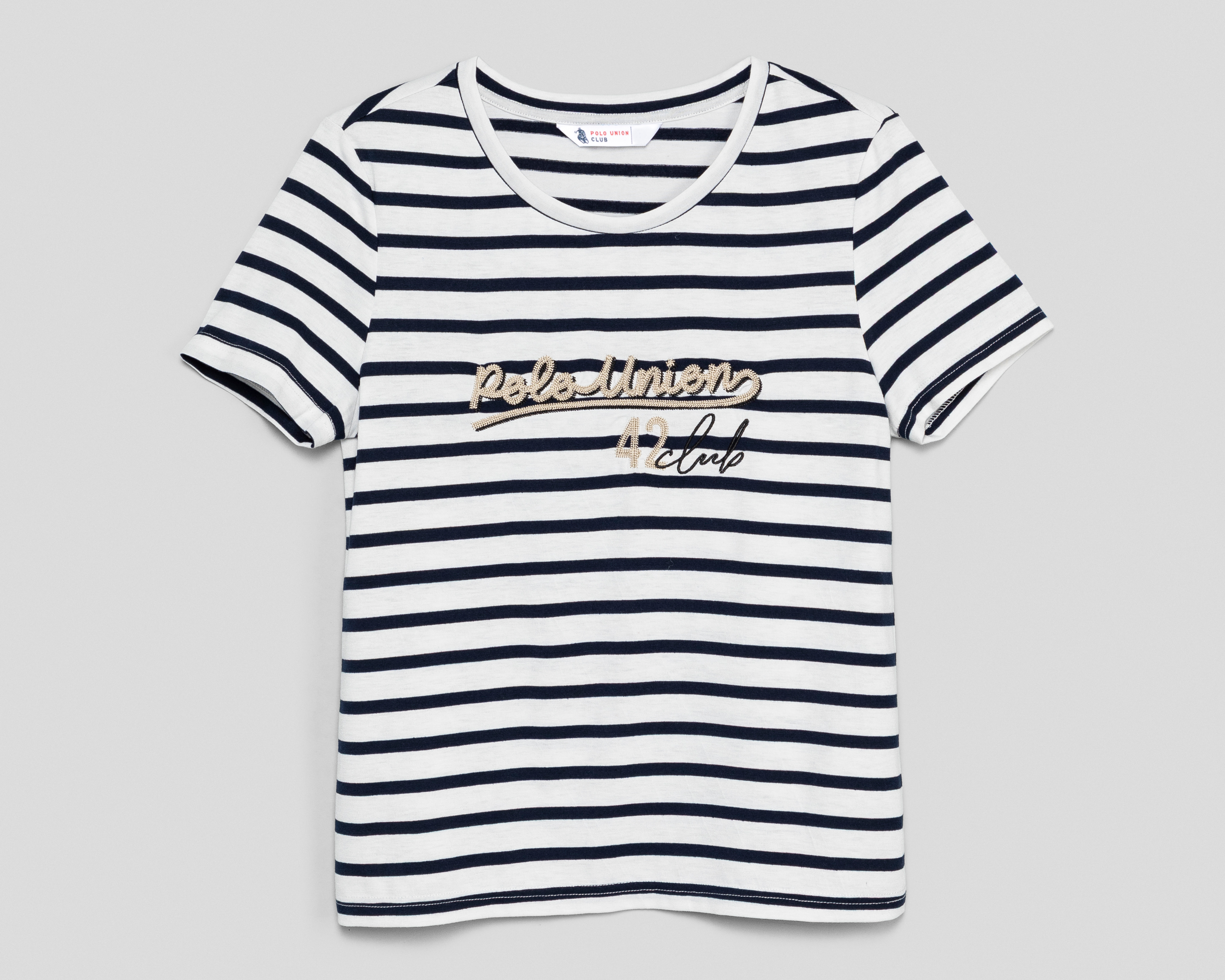 Playera de Manga Corta Polo Union Club para Mujer