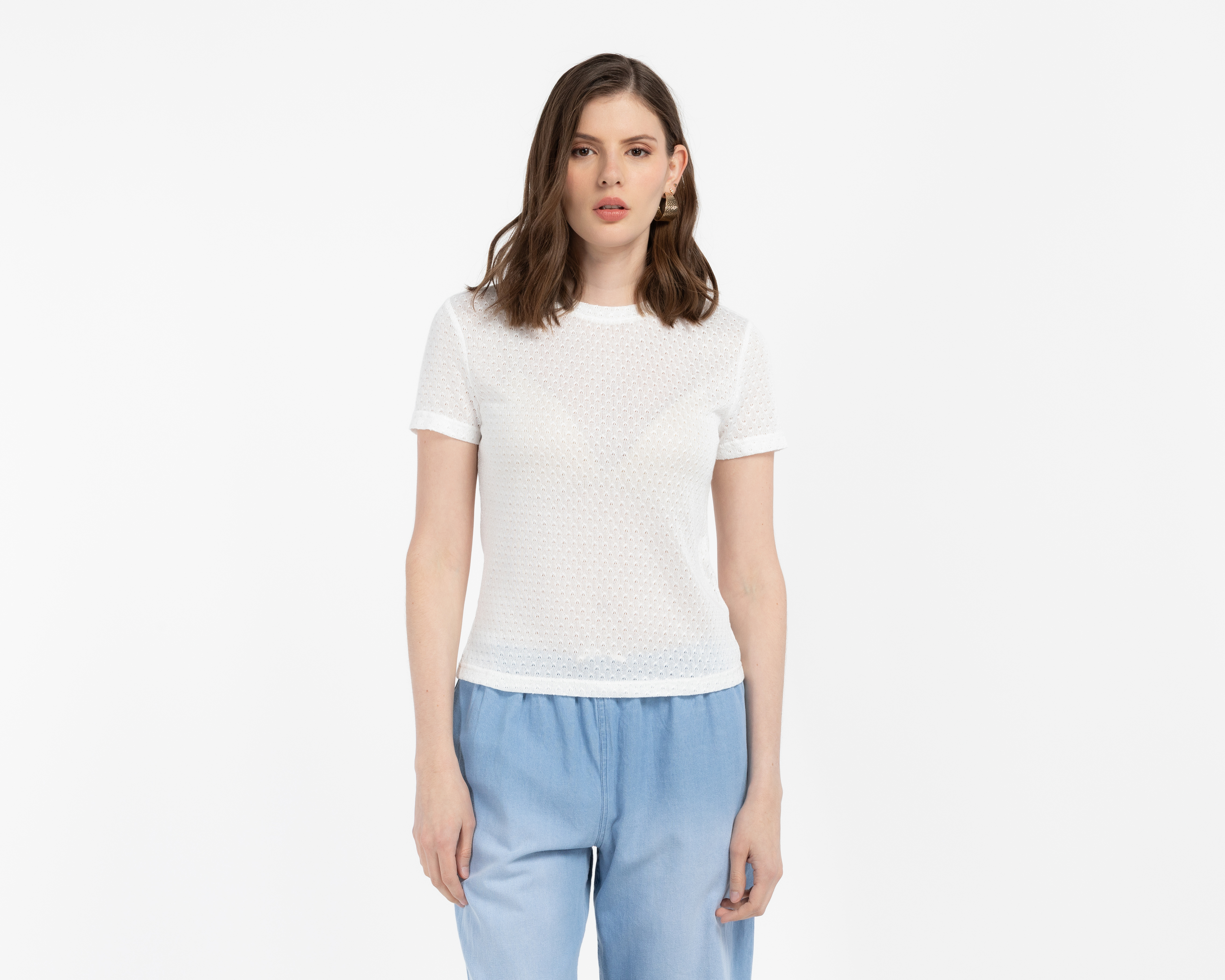 Foto 2 pulgar | Foto 1 | Playera Manga Corta Sahara Juvenil