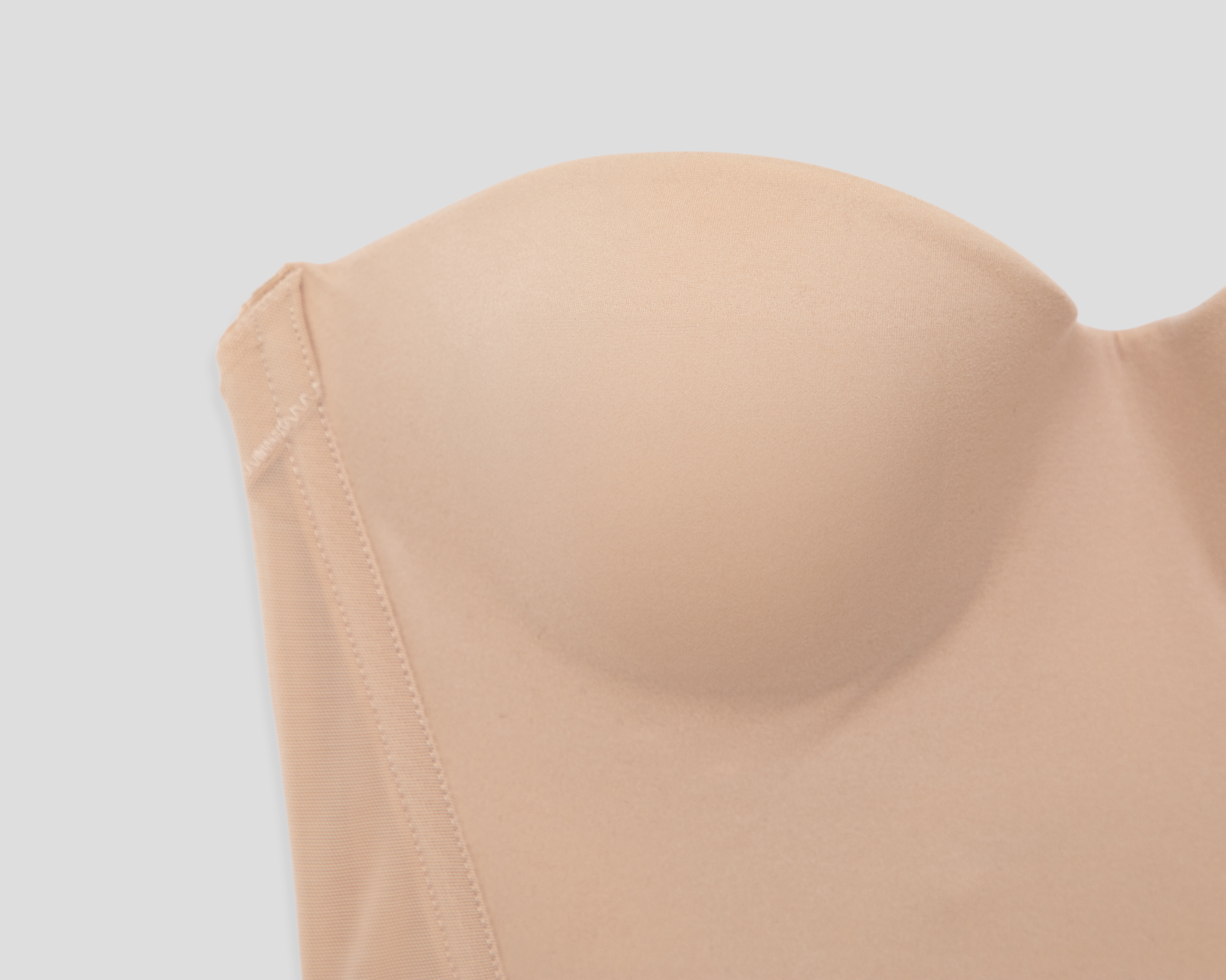 Foto 4 pulgar | Foto 3 | Brasier Media Copa Strapless Beauty Secret