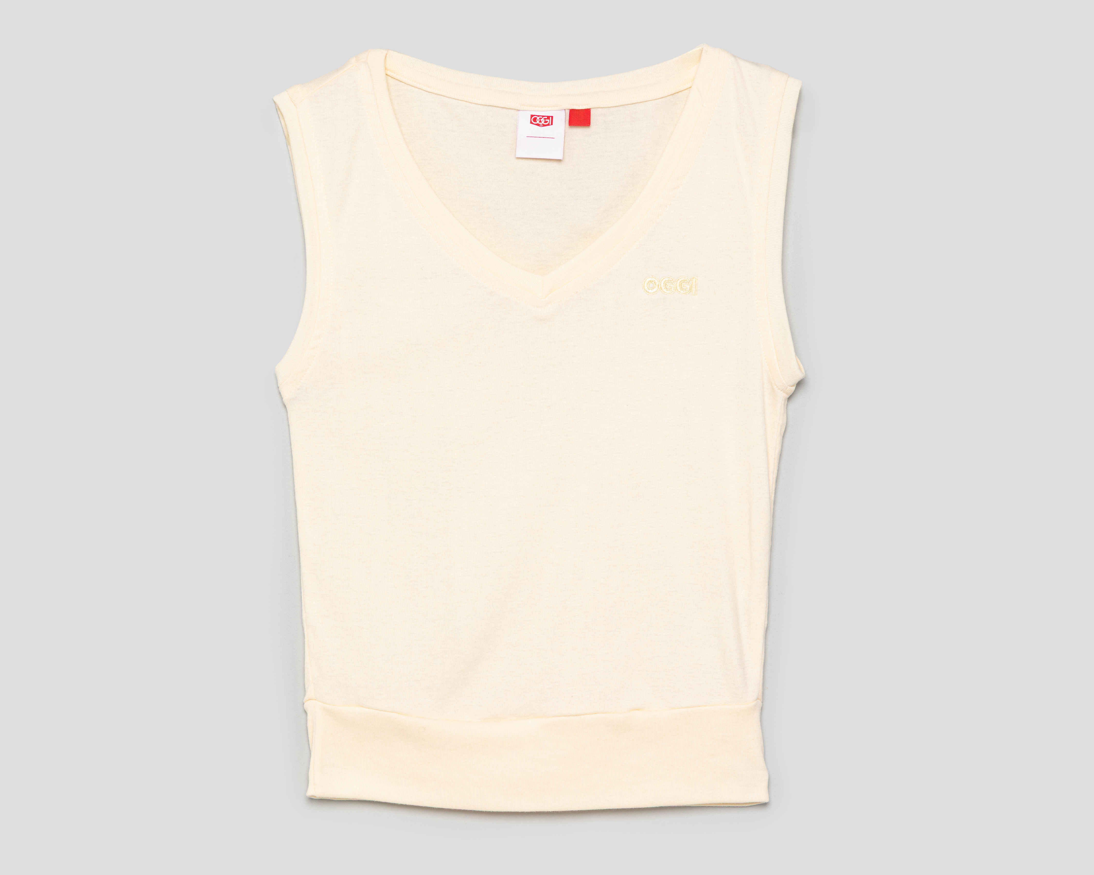 Playera sin Manga Oggi para Mujer