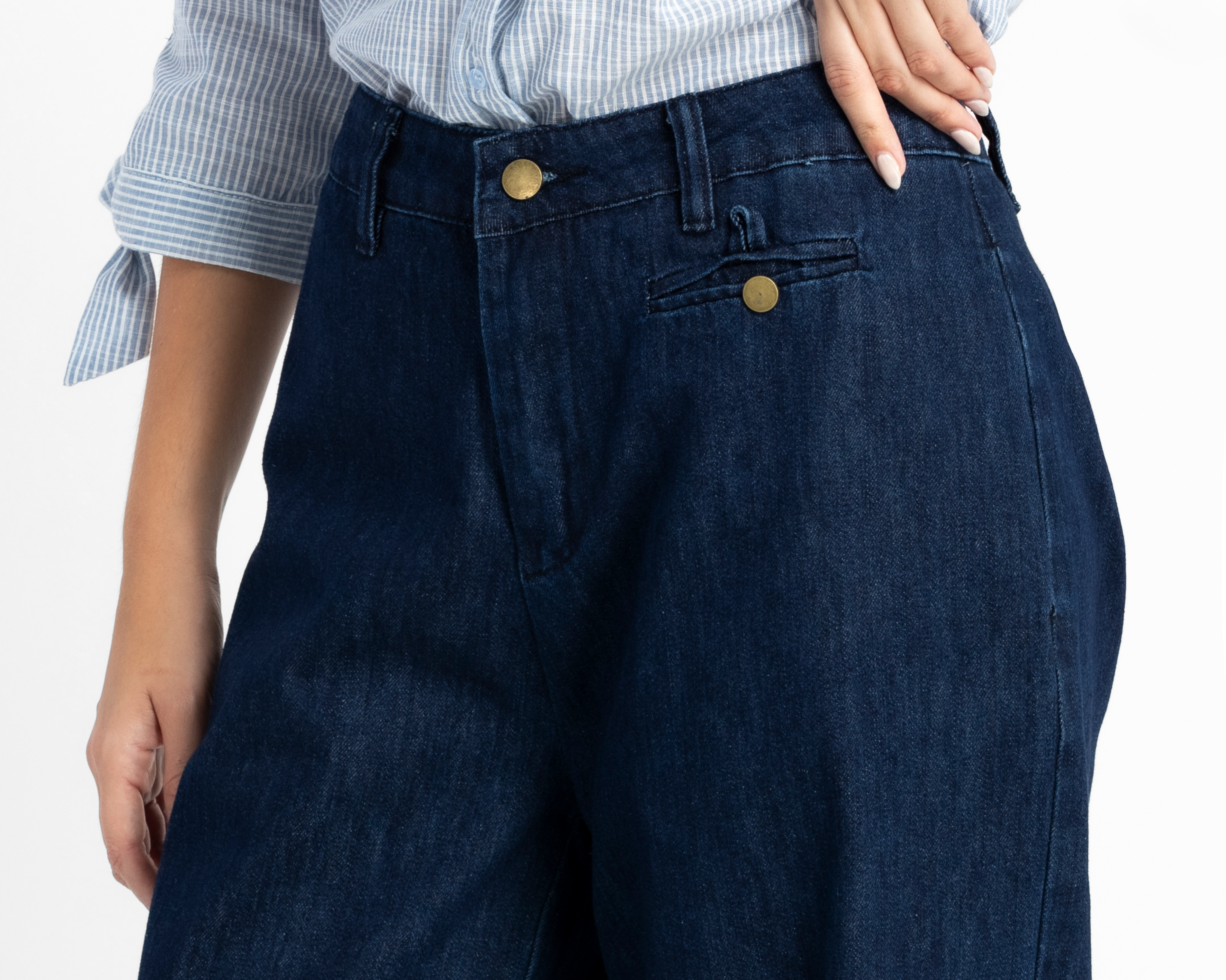 Foto 5 pulgar | Foto 4 | Jeans Recto Sahara para Mujer