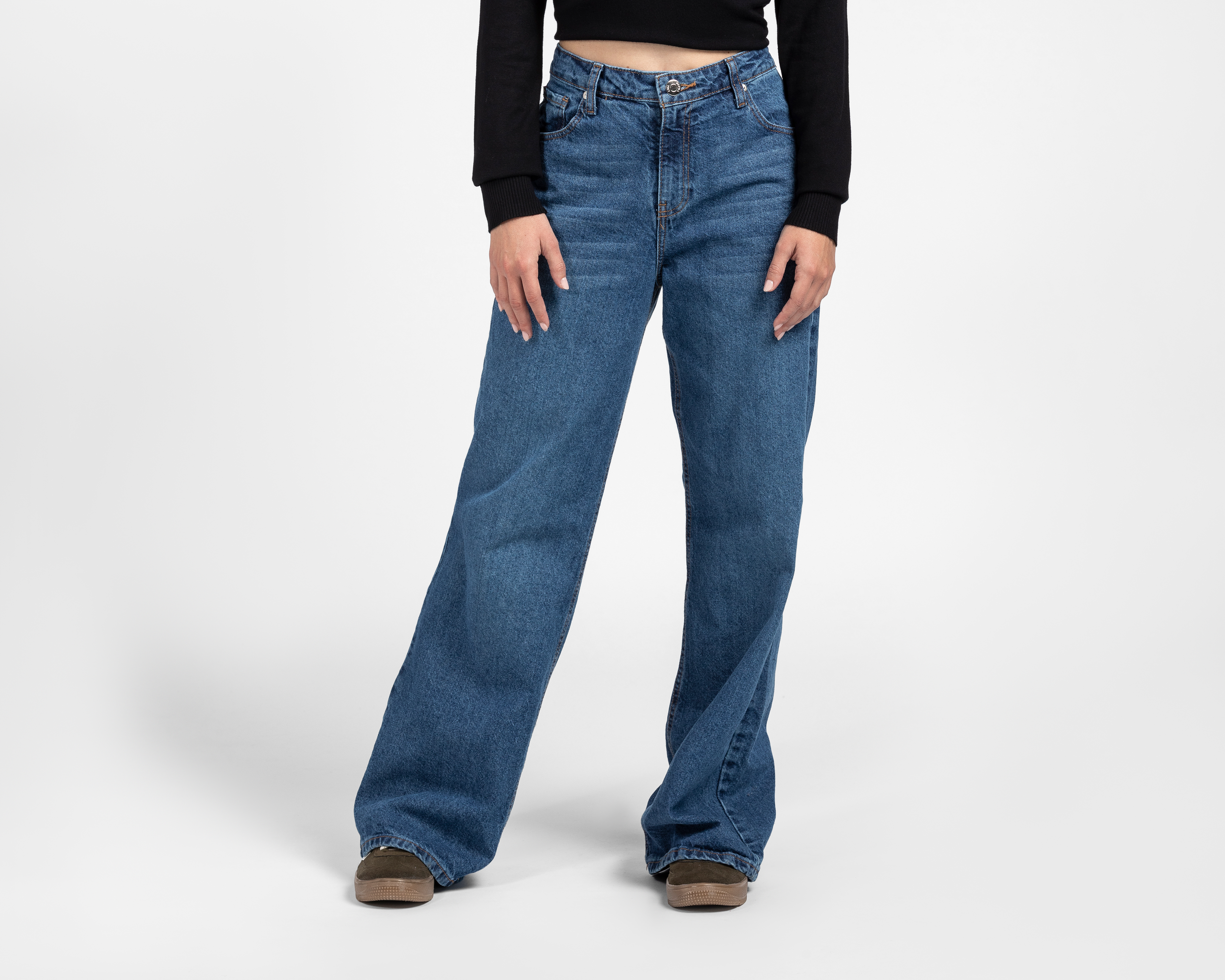 Jeans Wide Leg Refill para Mujer