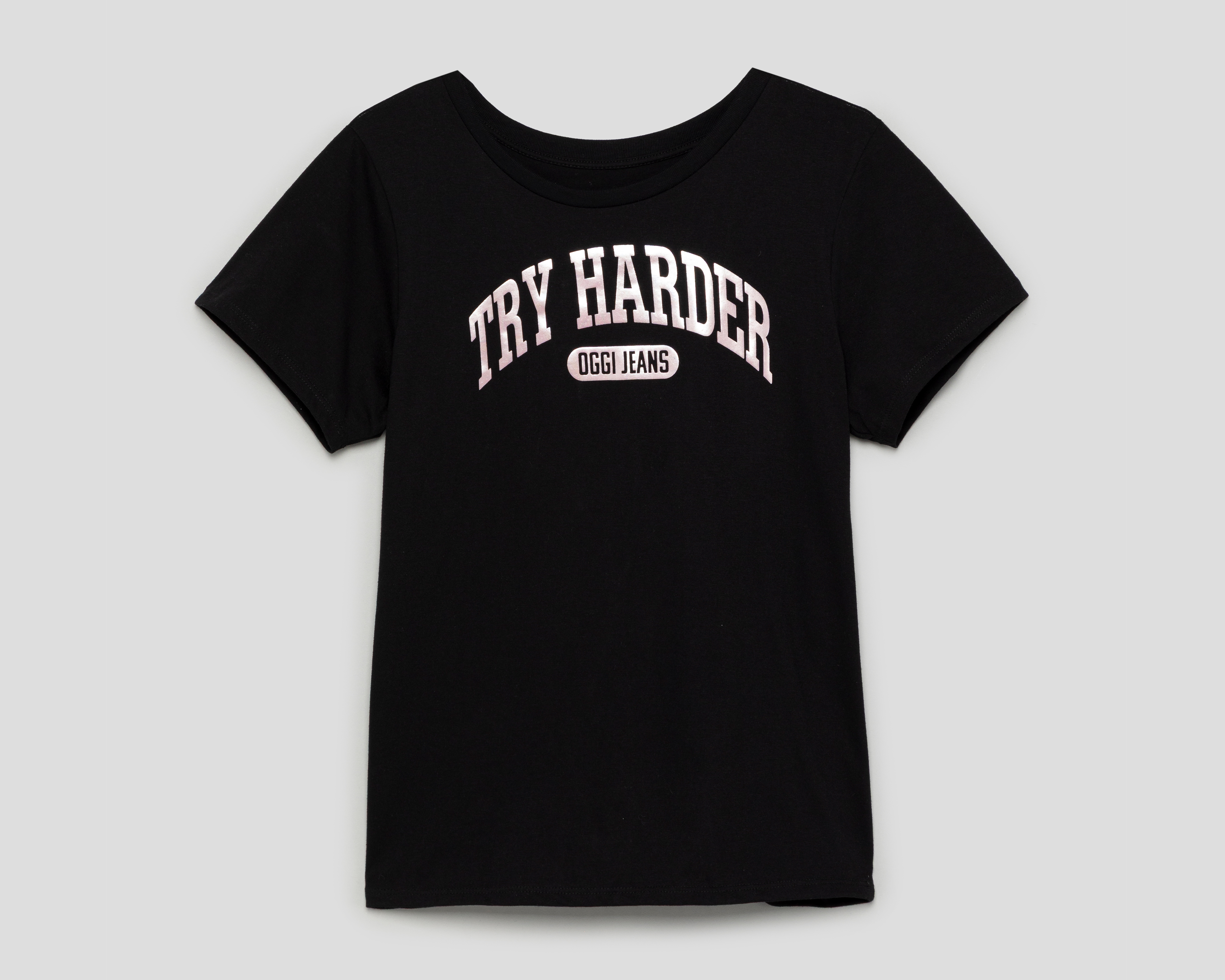 Playera de Cuello Redondo Oggi para Mujer