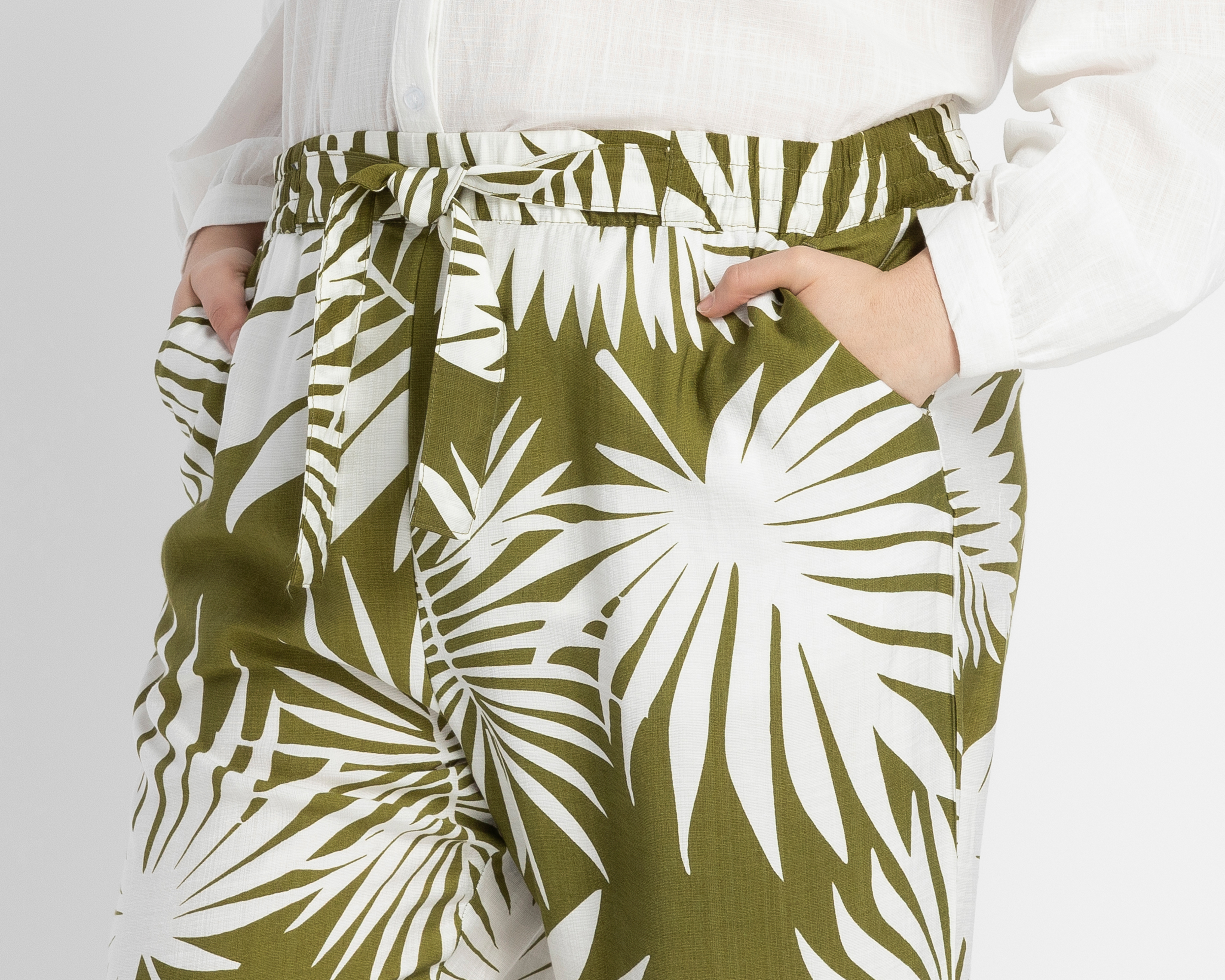 Foto 5 pulgar | Foto 4 | Pantalón Ancho Lady Sun Verde para Mujer