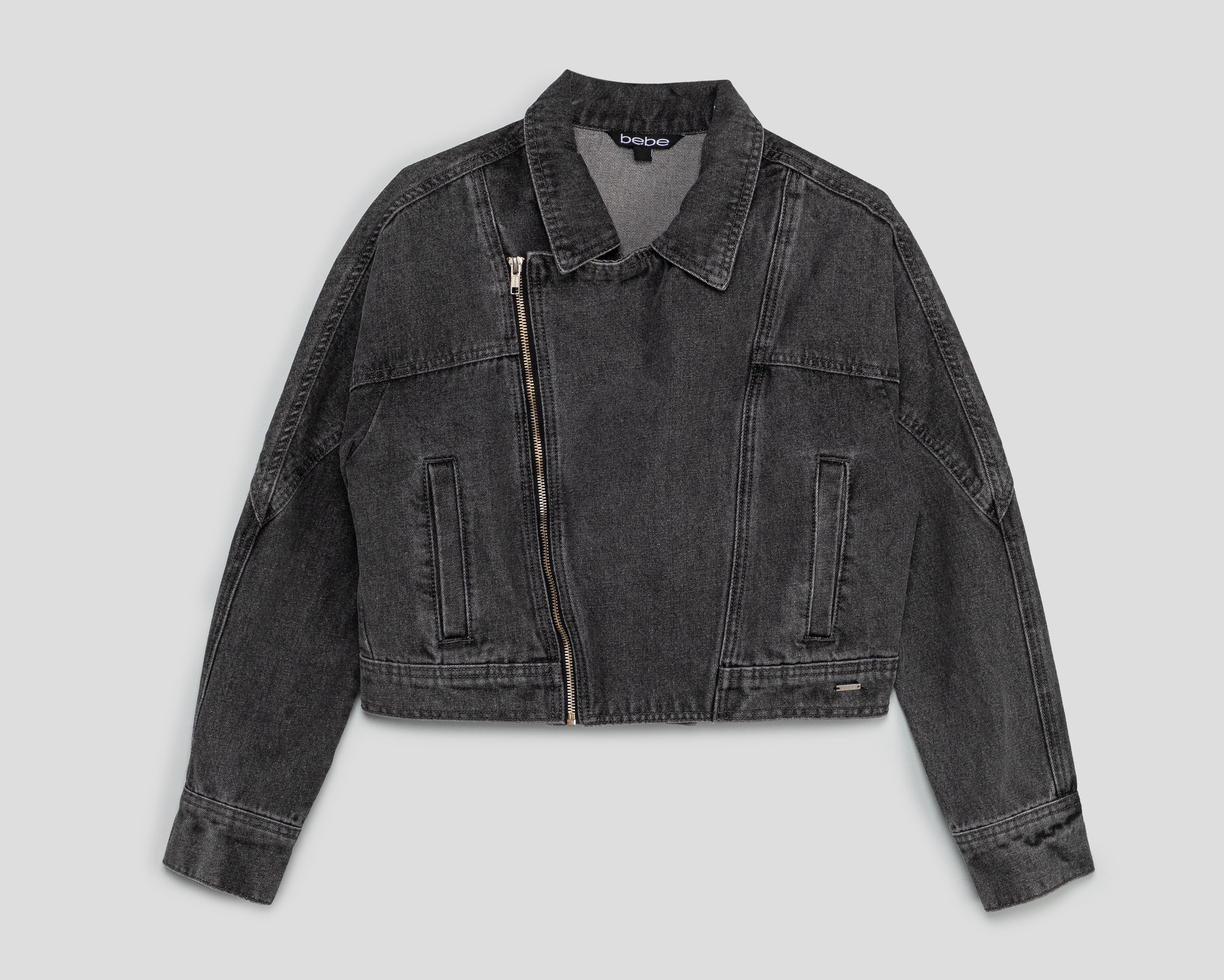 Chamarra Gris Bebe para Mujer