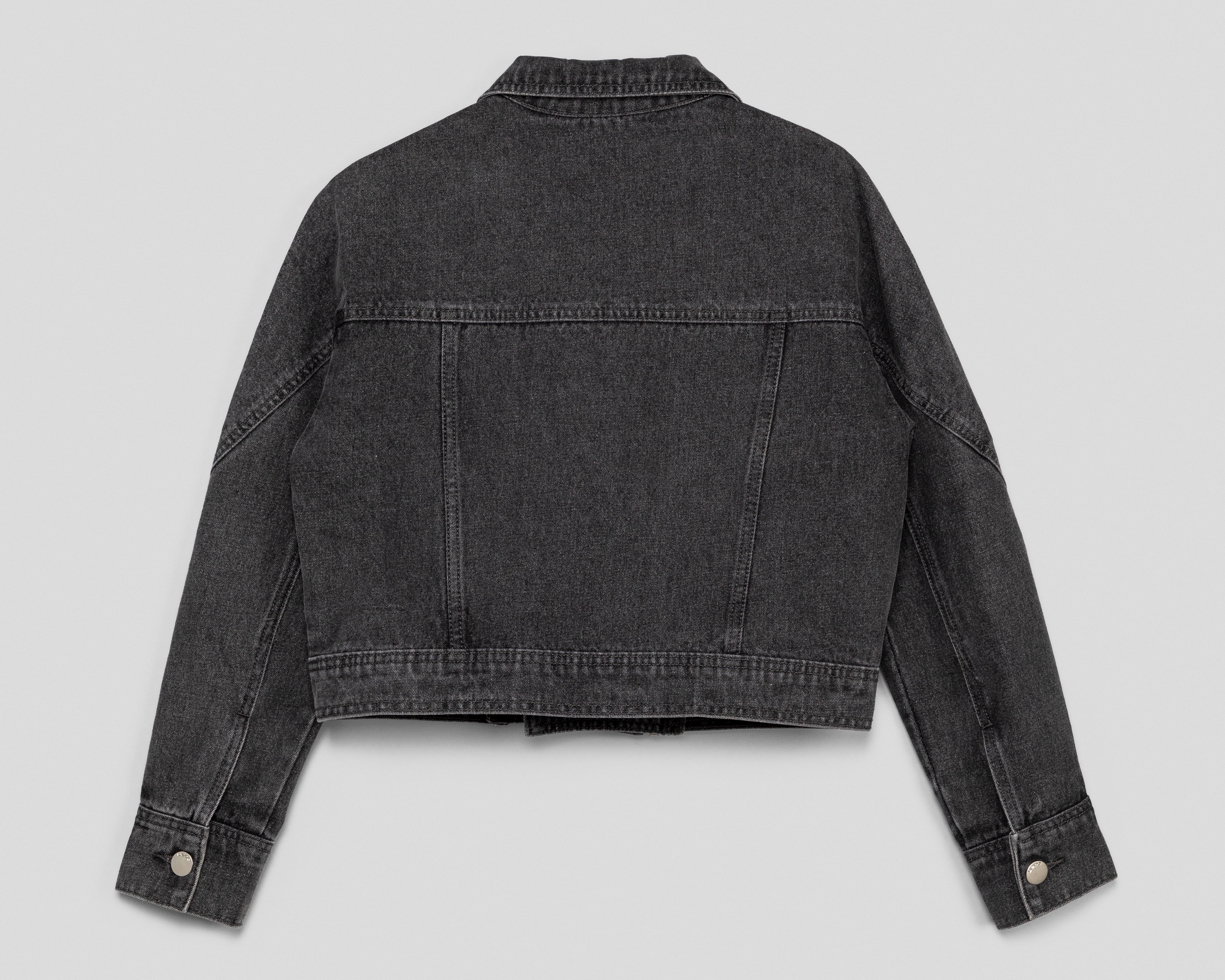 Foto 3 pulgar | Foto 2 | Chamarra Gris Bebe para Mujer