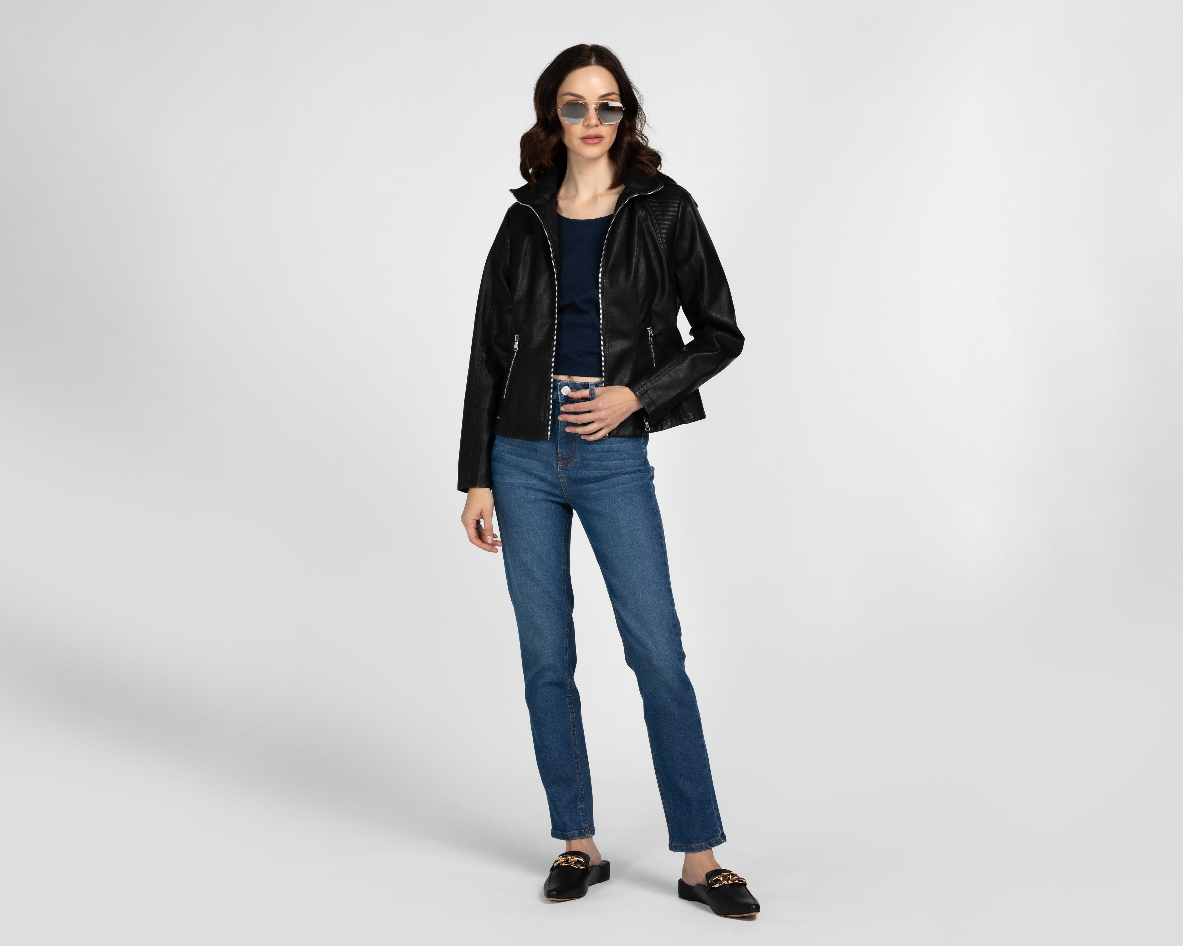 Foto 3 pulgar | Foto 2 | Jeans Slim Lucky Star para Mujer