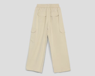 Foto 2 | Foto 2 | Pantalón Cargo Jennifer Lopez Beige para Mujer