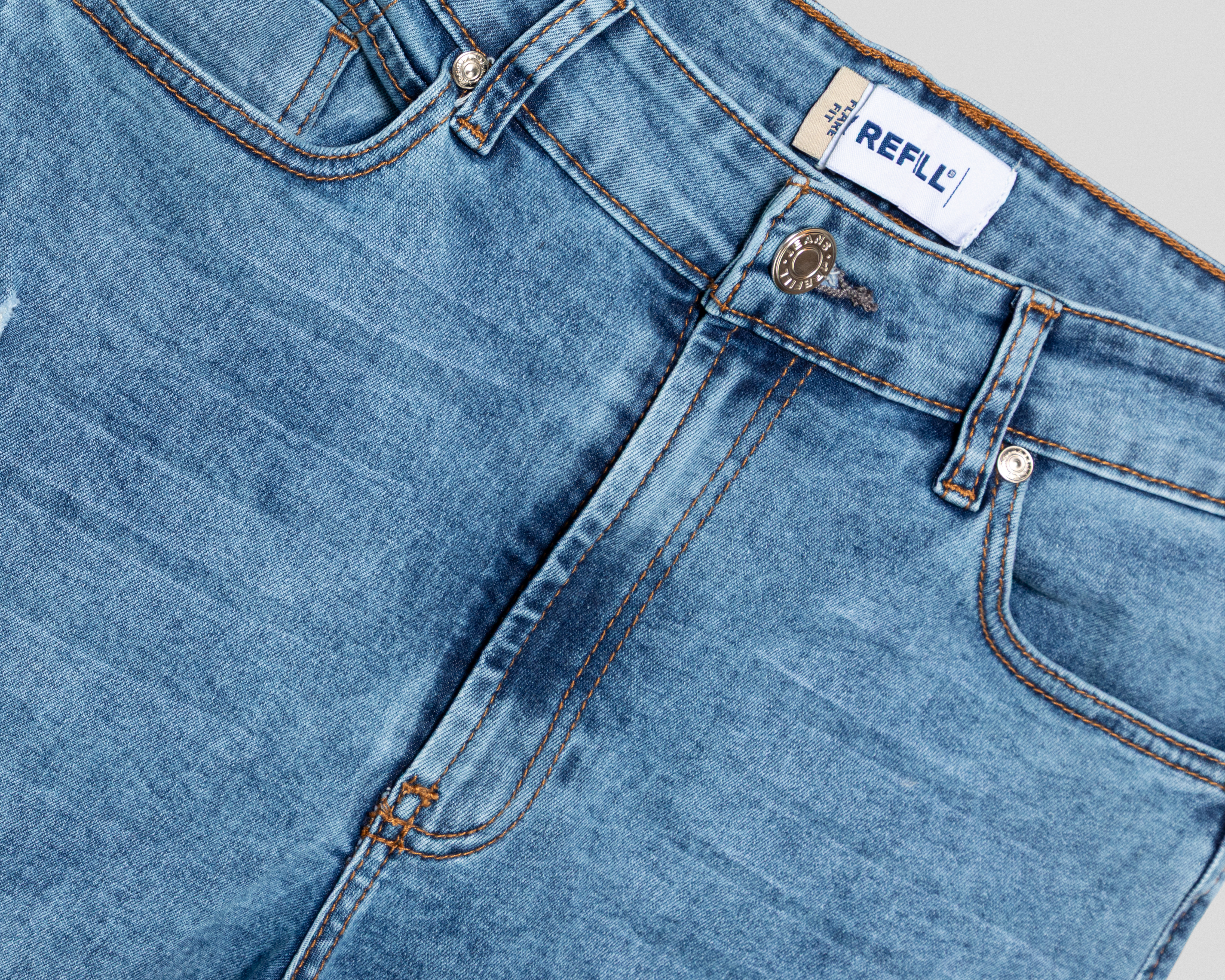 Foto 4 pulgar | Foto 3 | Jeans Flare Refill para Mujer