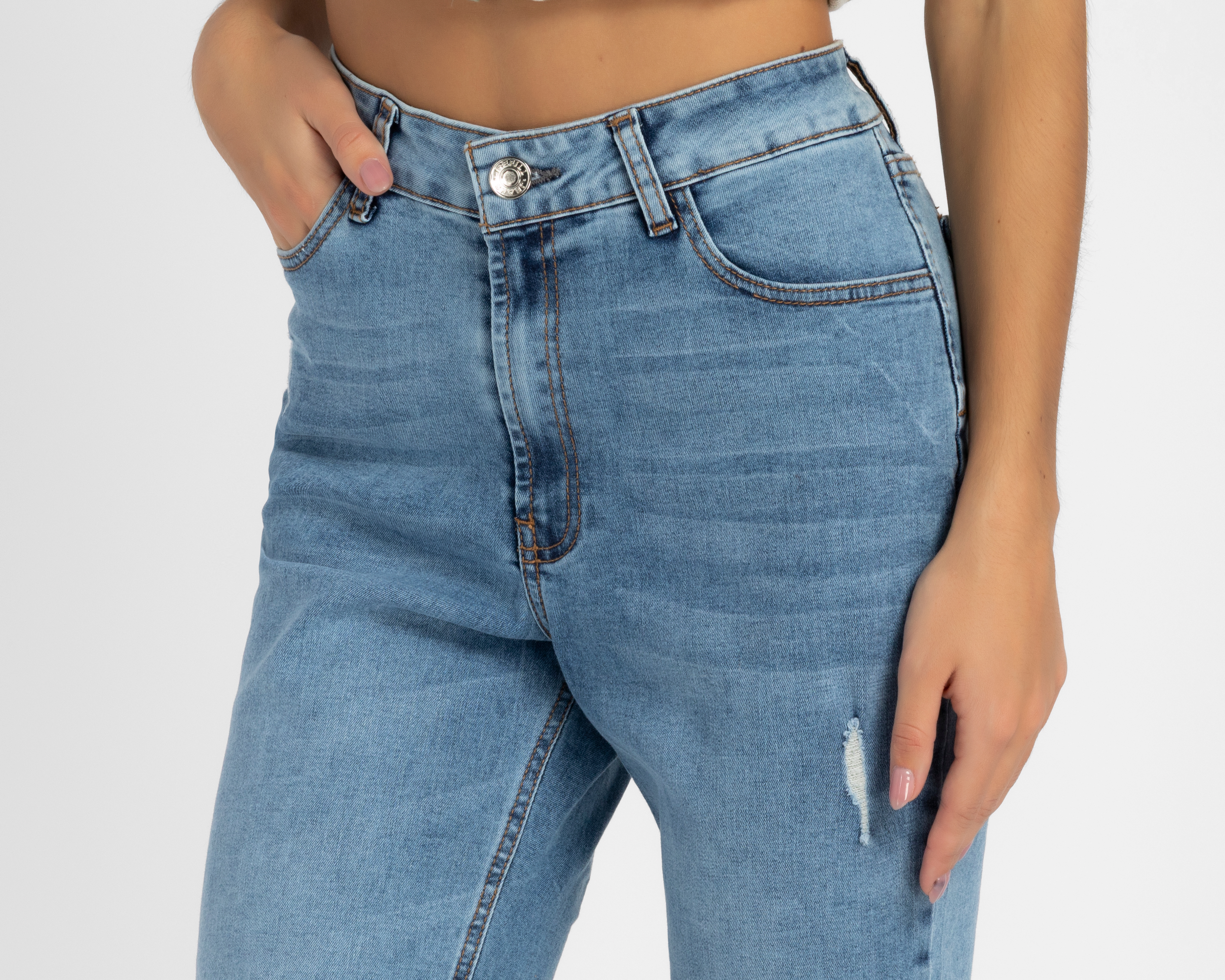 Foto 4 | Foto 4 | Jeans Flare Refill para Mujer