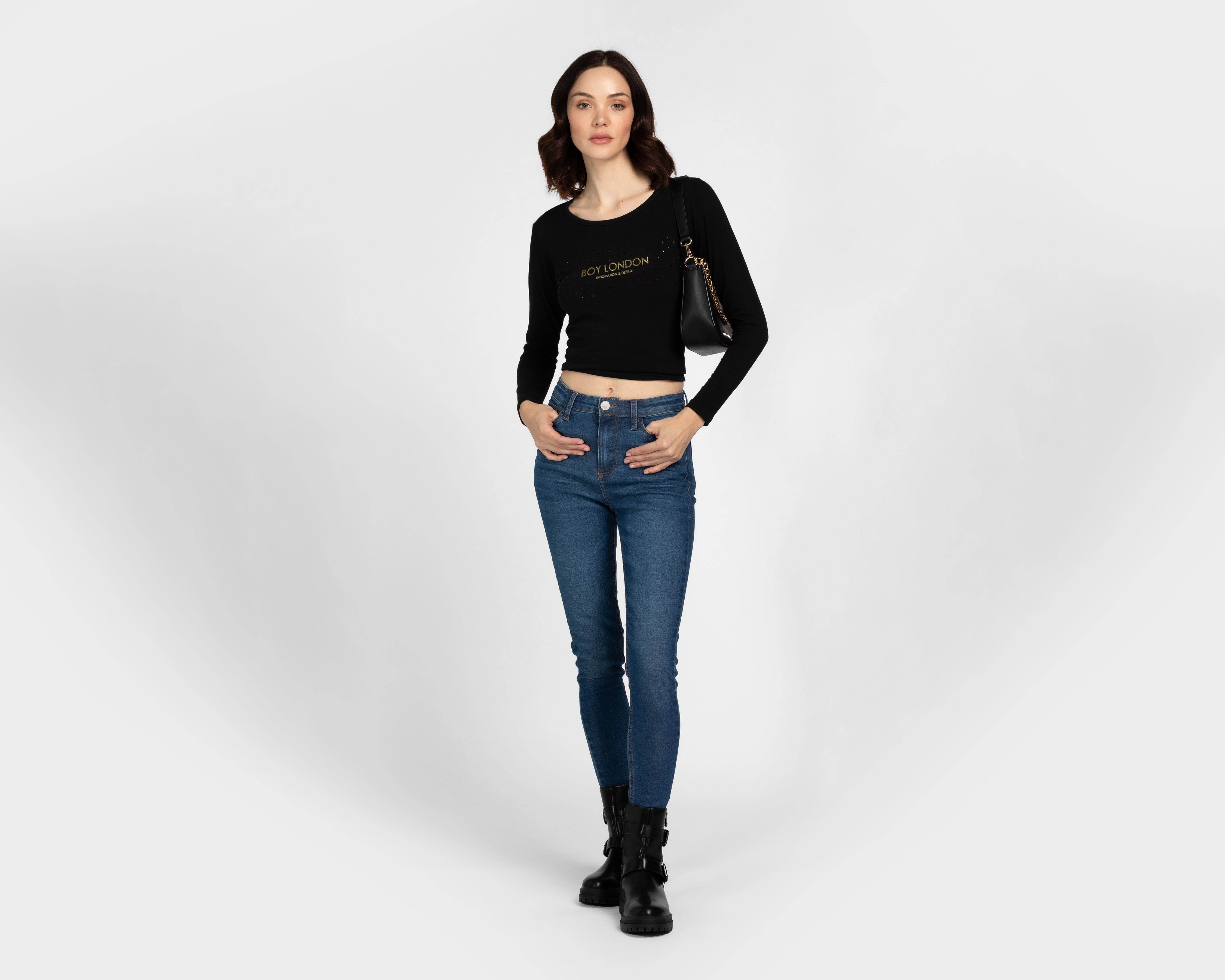 Foto 2 | Foto 2 | Playera Boy London Manga Larga para Mujer