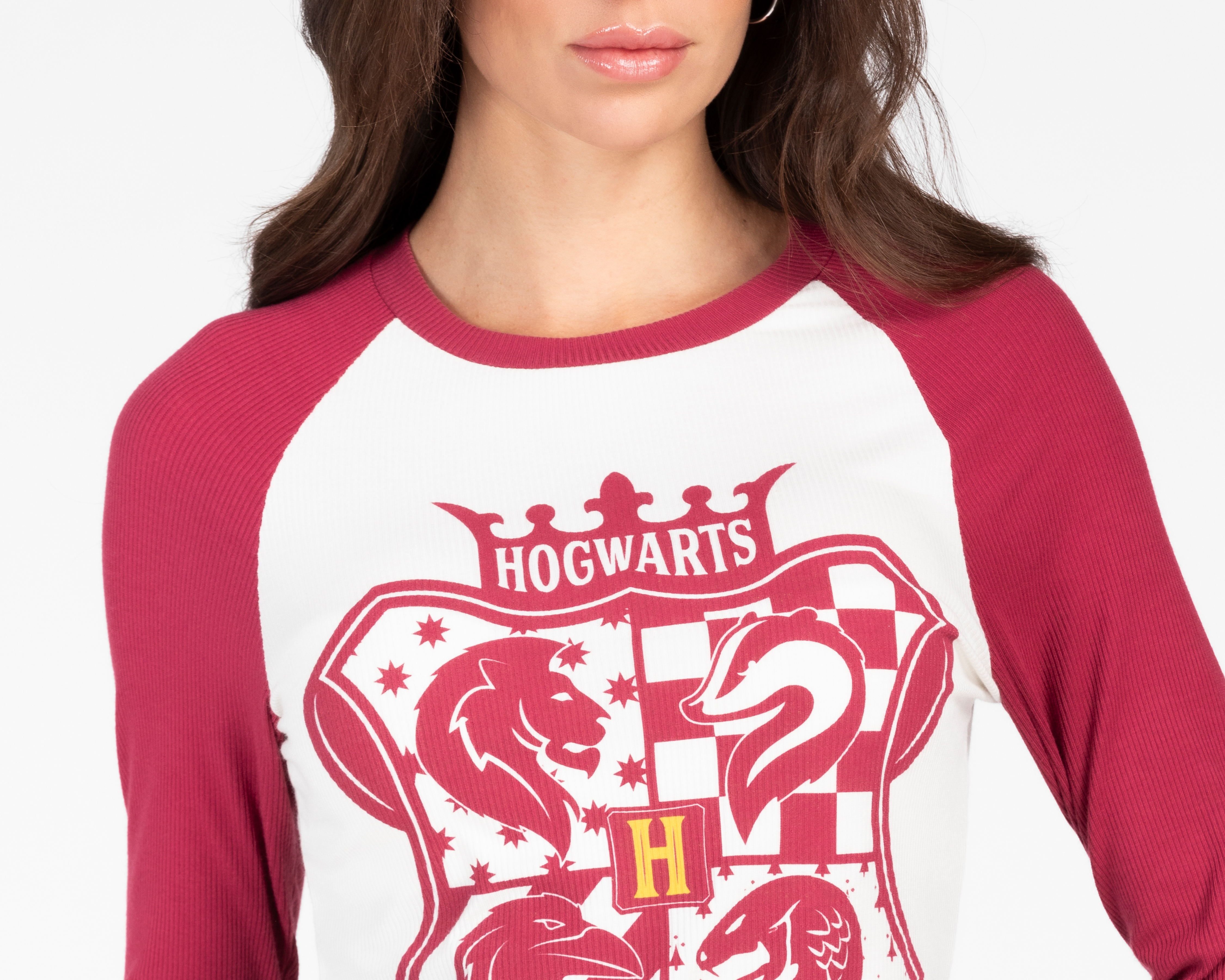 Foto 4 pulgar | Foto 3 | Playera Harry Potter manga Larga para Mujer