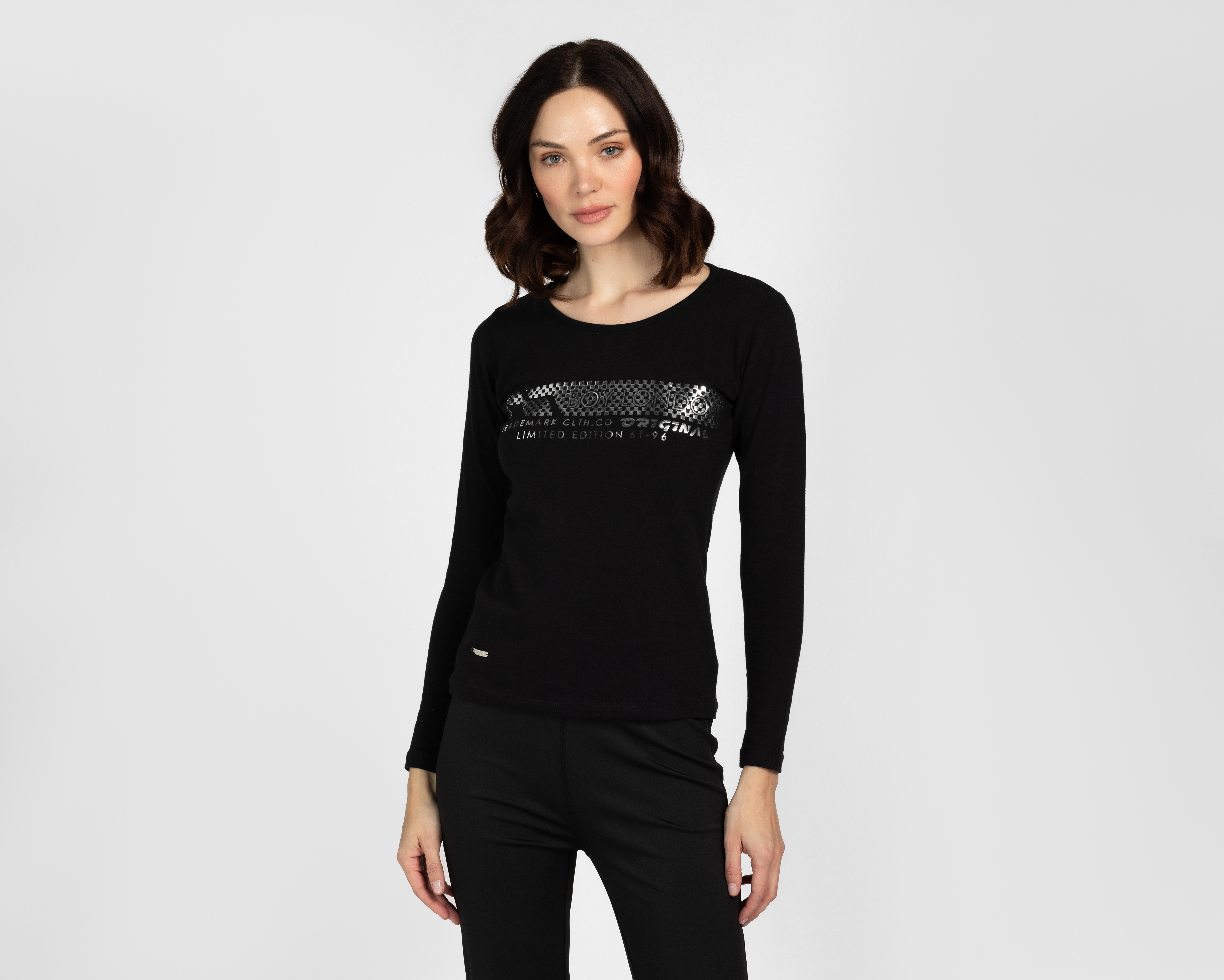 Foto 1 | Foto 1 | Playera Boy London Manga Larga para Mujer