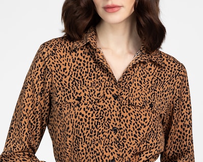 Foto 5 | Foto 5 | Vestido Casual Sahara Animal Print Manga Larga con Cinturón