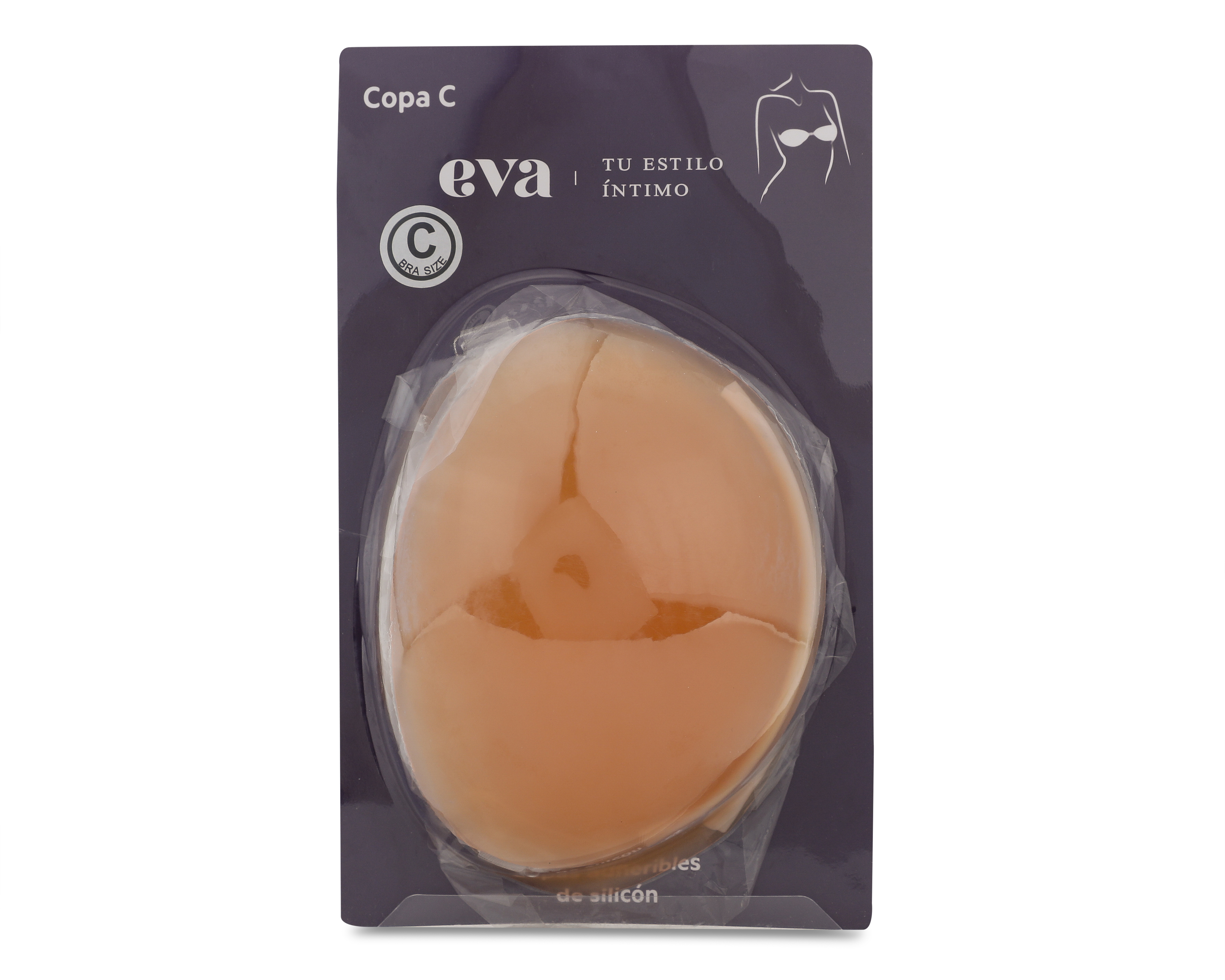 Foto 2 pulgar | Foto 1 | Copas Eva tu Estilo Íntimo de Silicón para Mujer