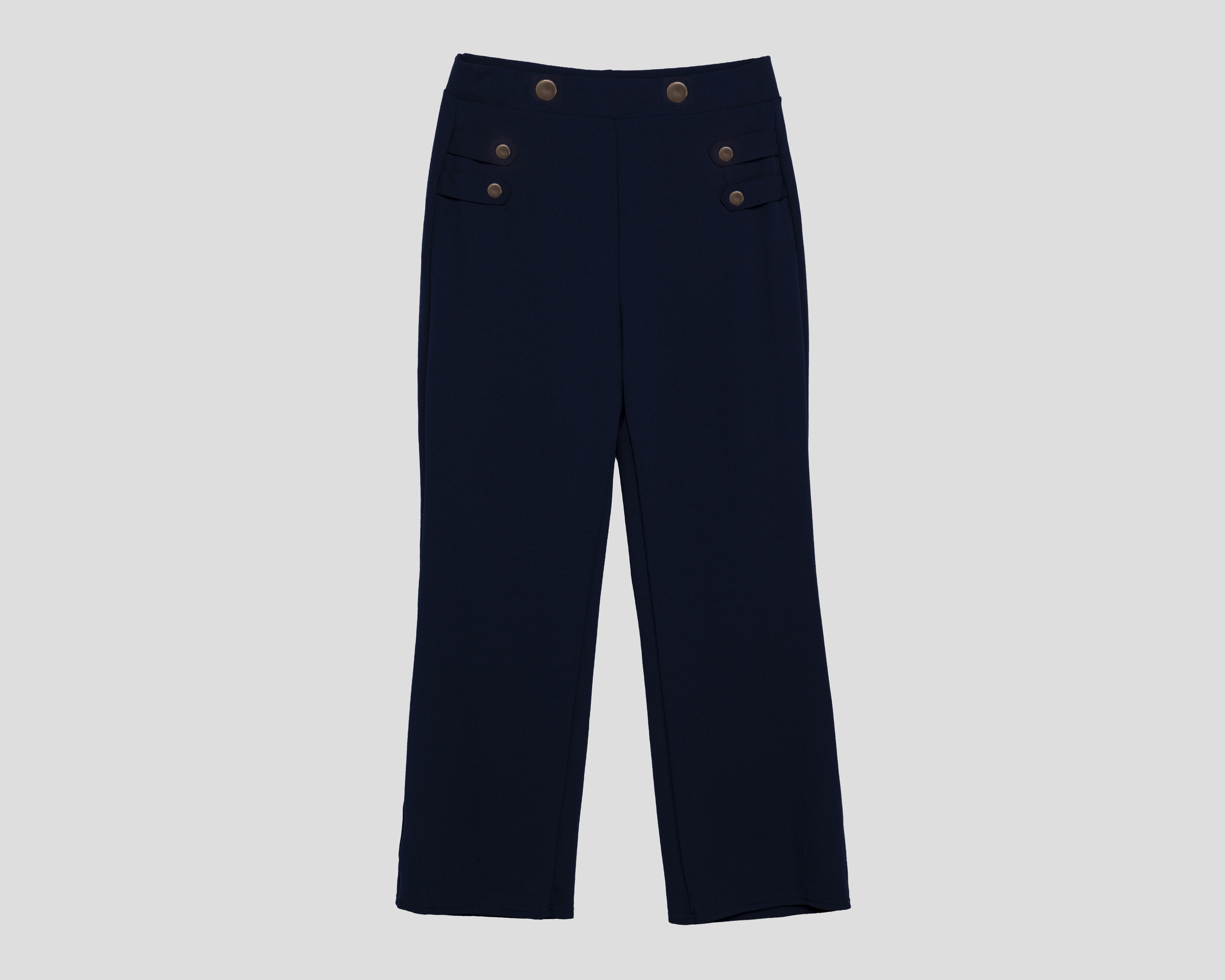 Foto 2 pulgar | Foto 1 | Pantalón de Vestir Sahara con Botones para Mujer