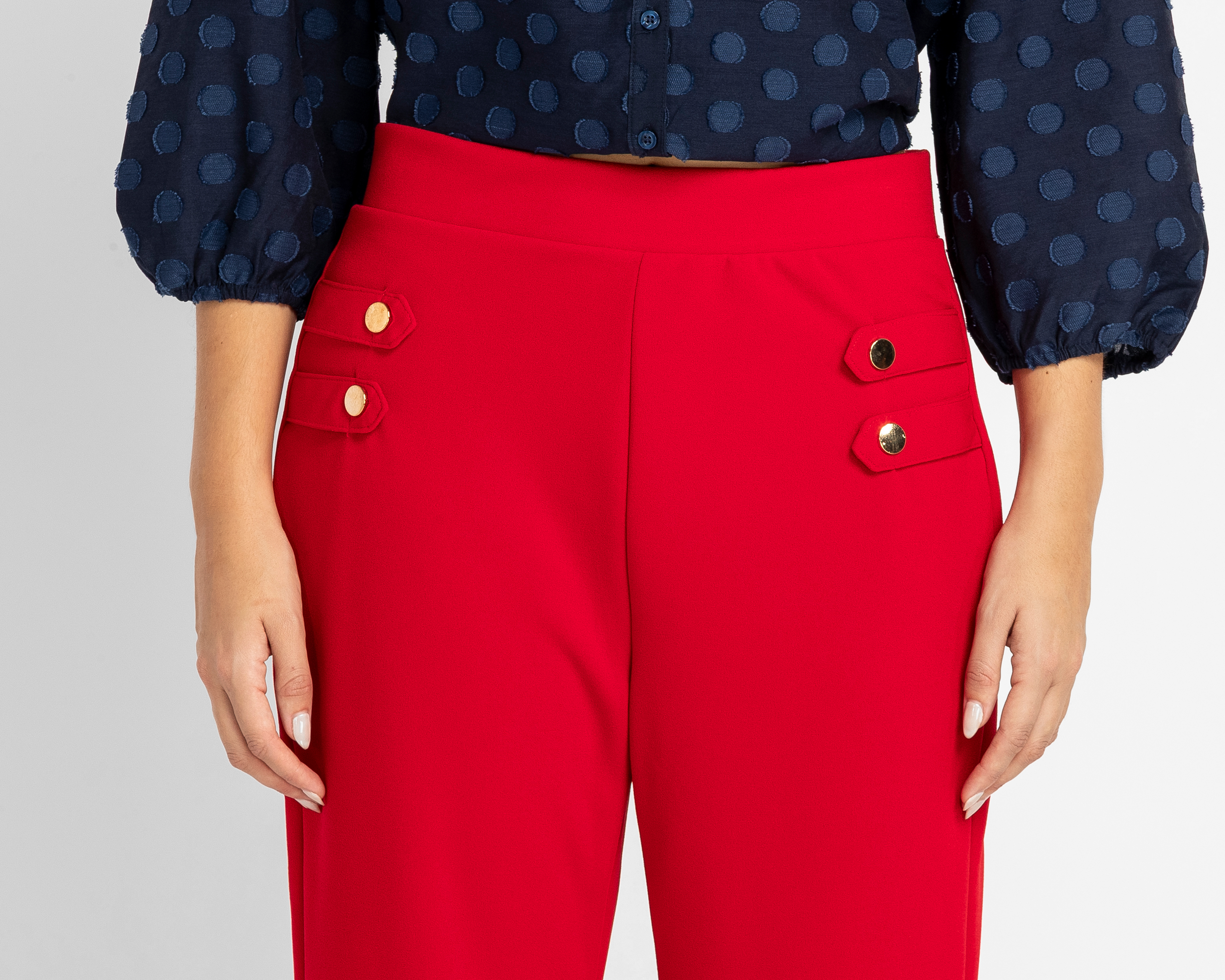 Foto 5 pulgar | Foto 4 | Pantalón de Vestir Sahara con Botones para Mujer