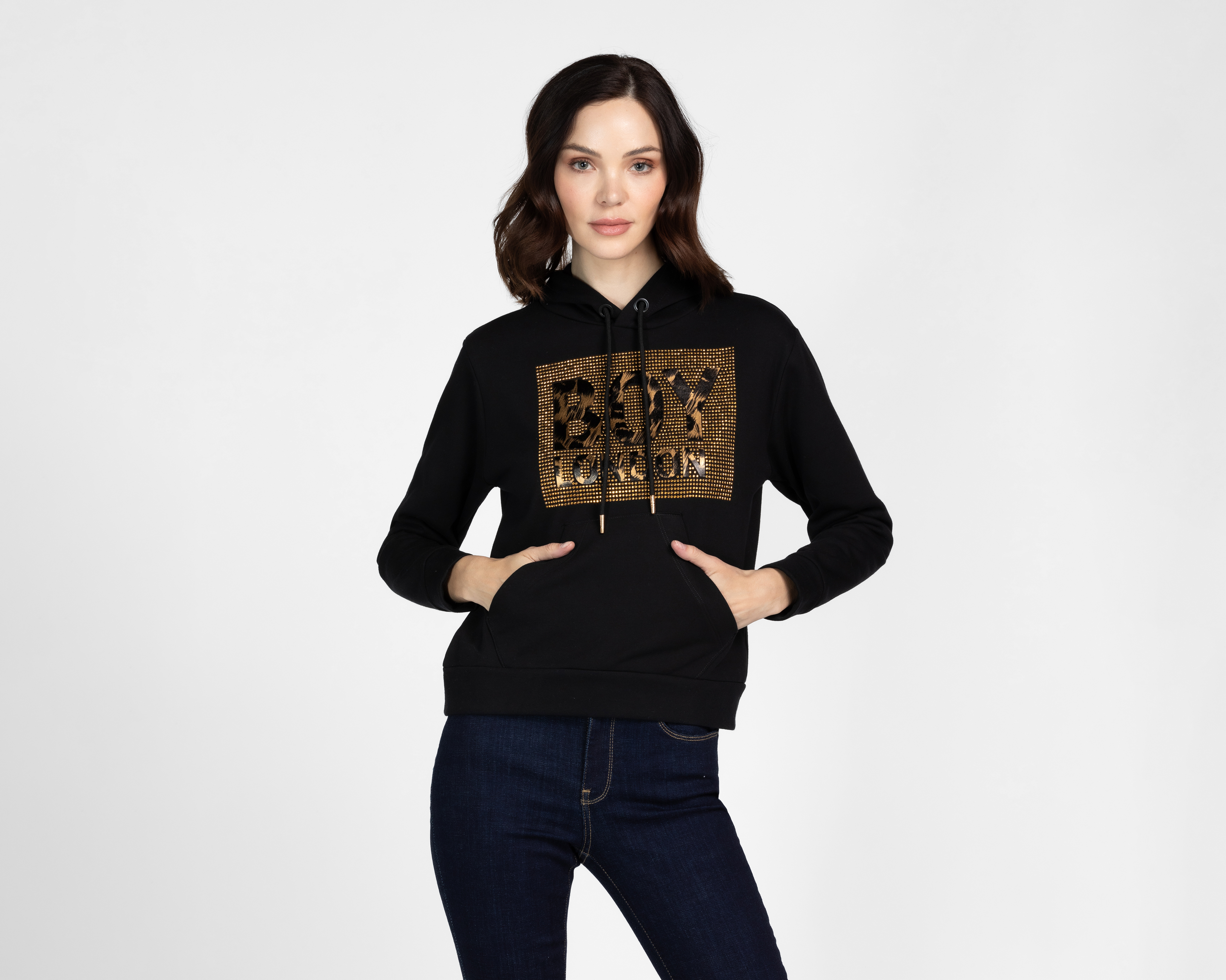 Foto 1 | Foto 1 | Sudadera con Capucha Boy London para Mujer