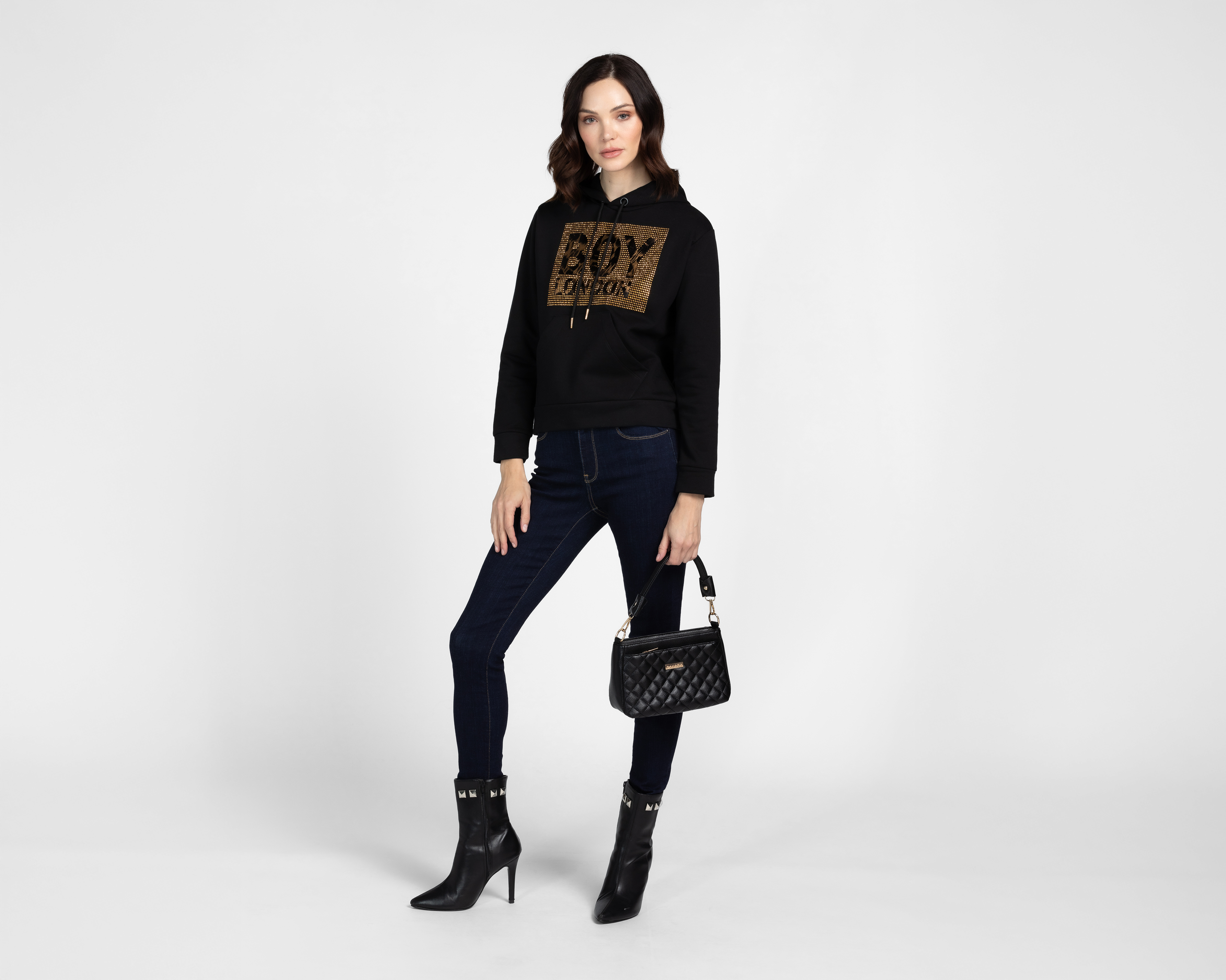 Foto 2 | Foto 2 | Sudadera con Capucha Boy London para Mujer