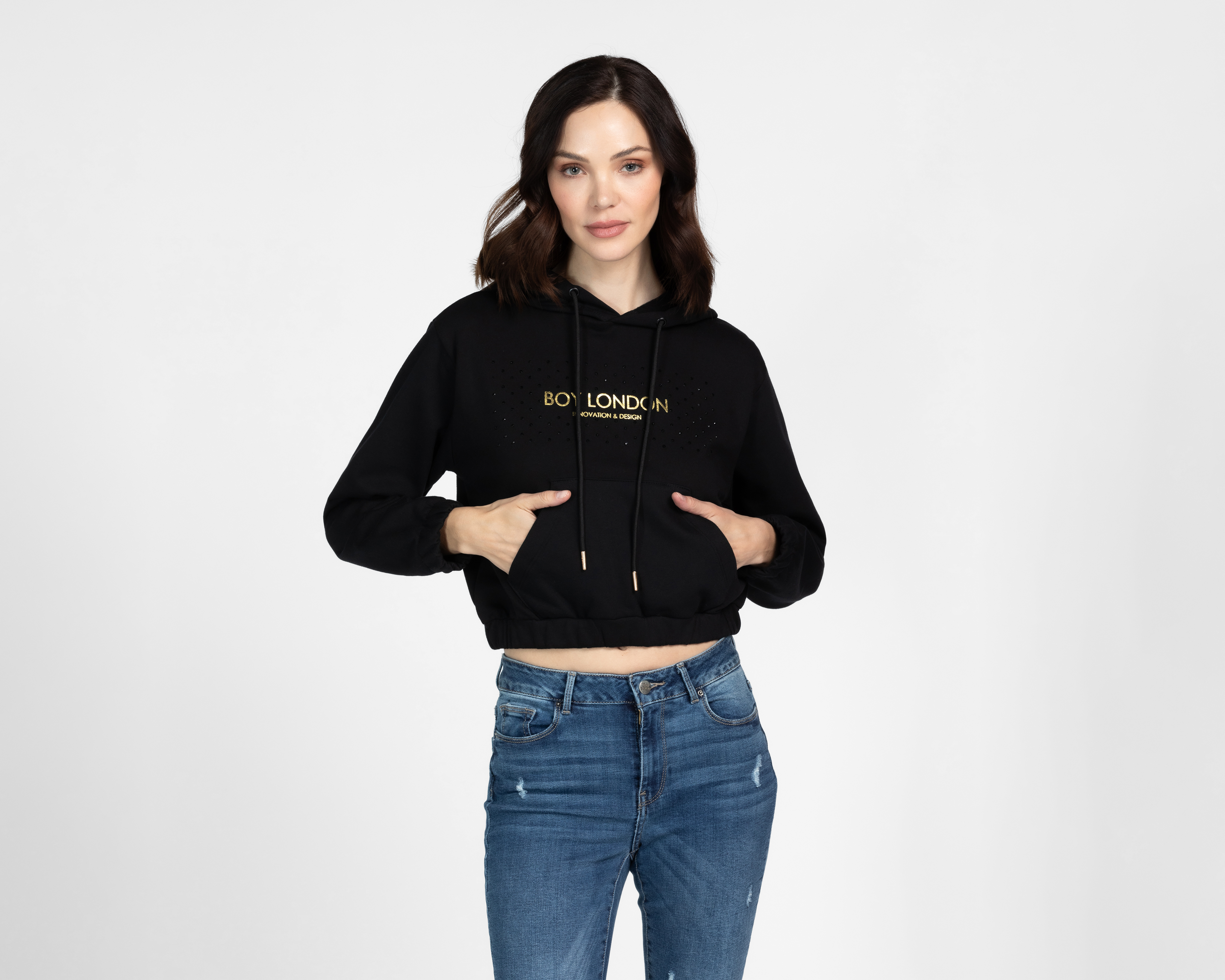 Sudadera con Capucha Boy London para Mujer