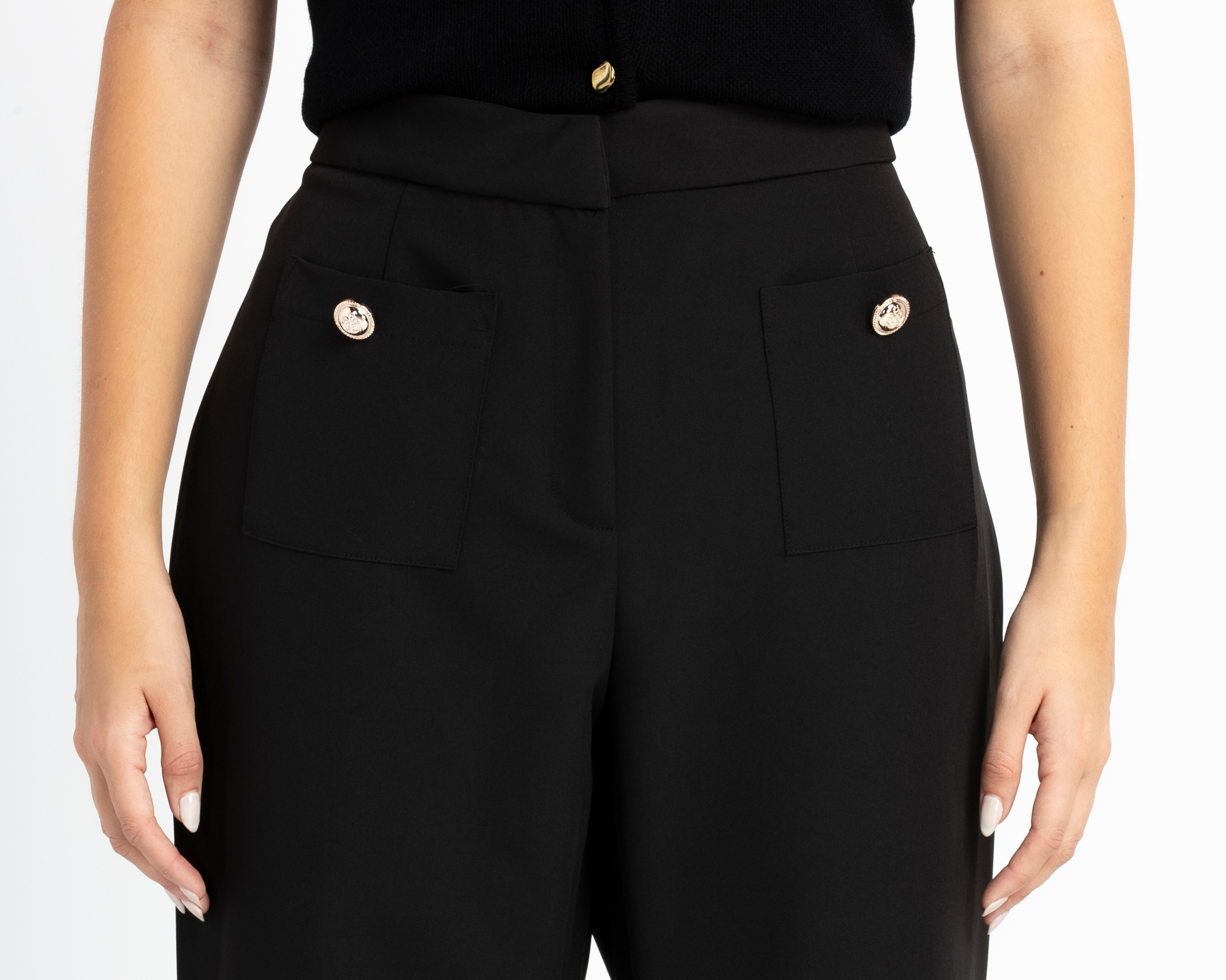 Foto 4 | Foto 4 | Pantalón de Vestir Sahara Negro para Mujer