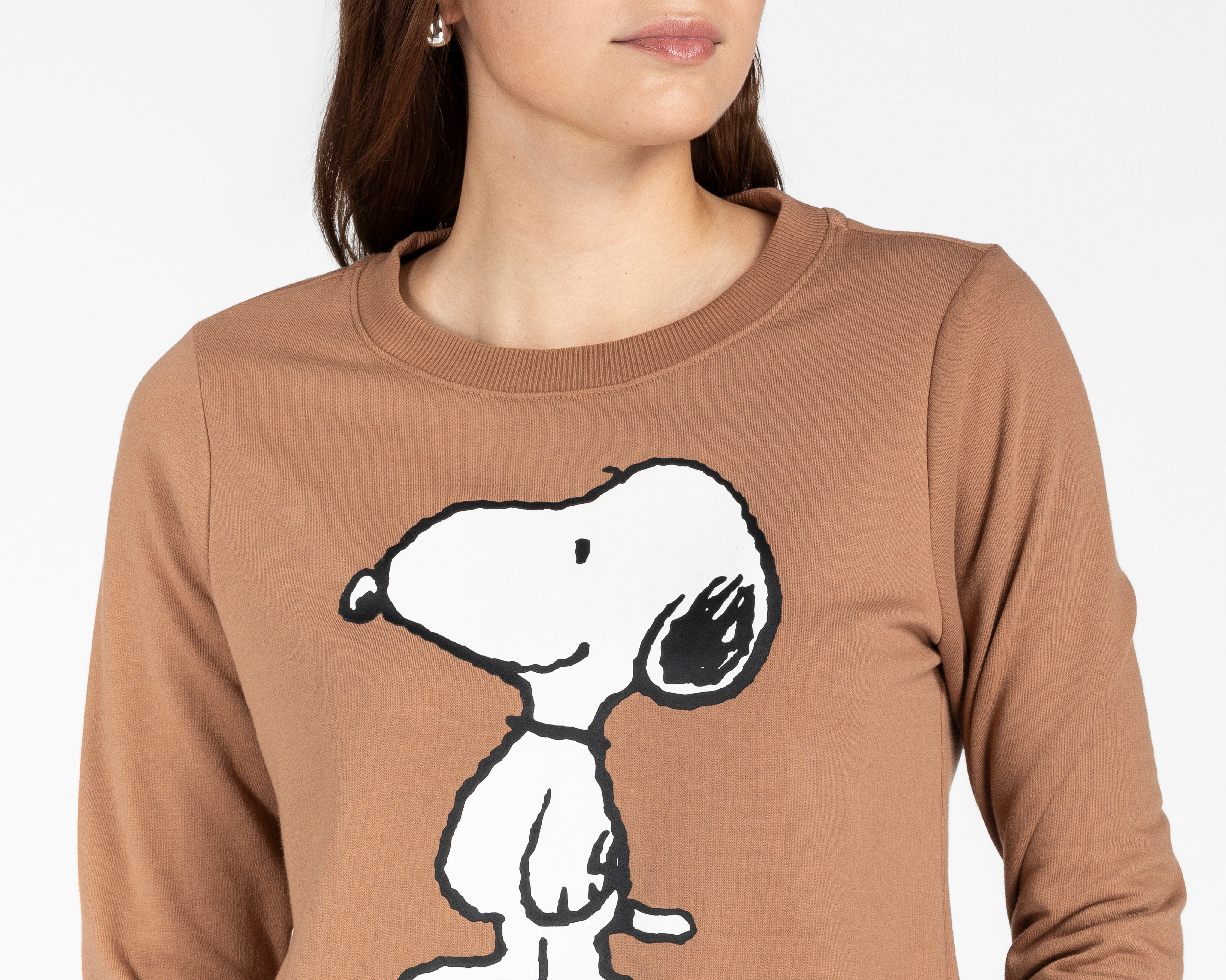 Foto 4 pulgar | Foto 3 | Sudadera Snoopy Peanuts para Mujer