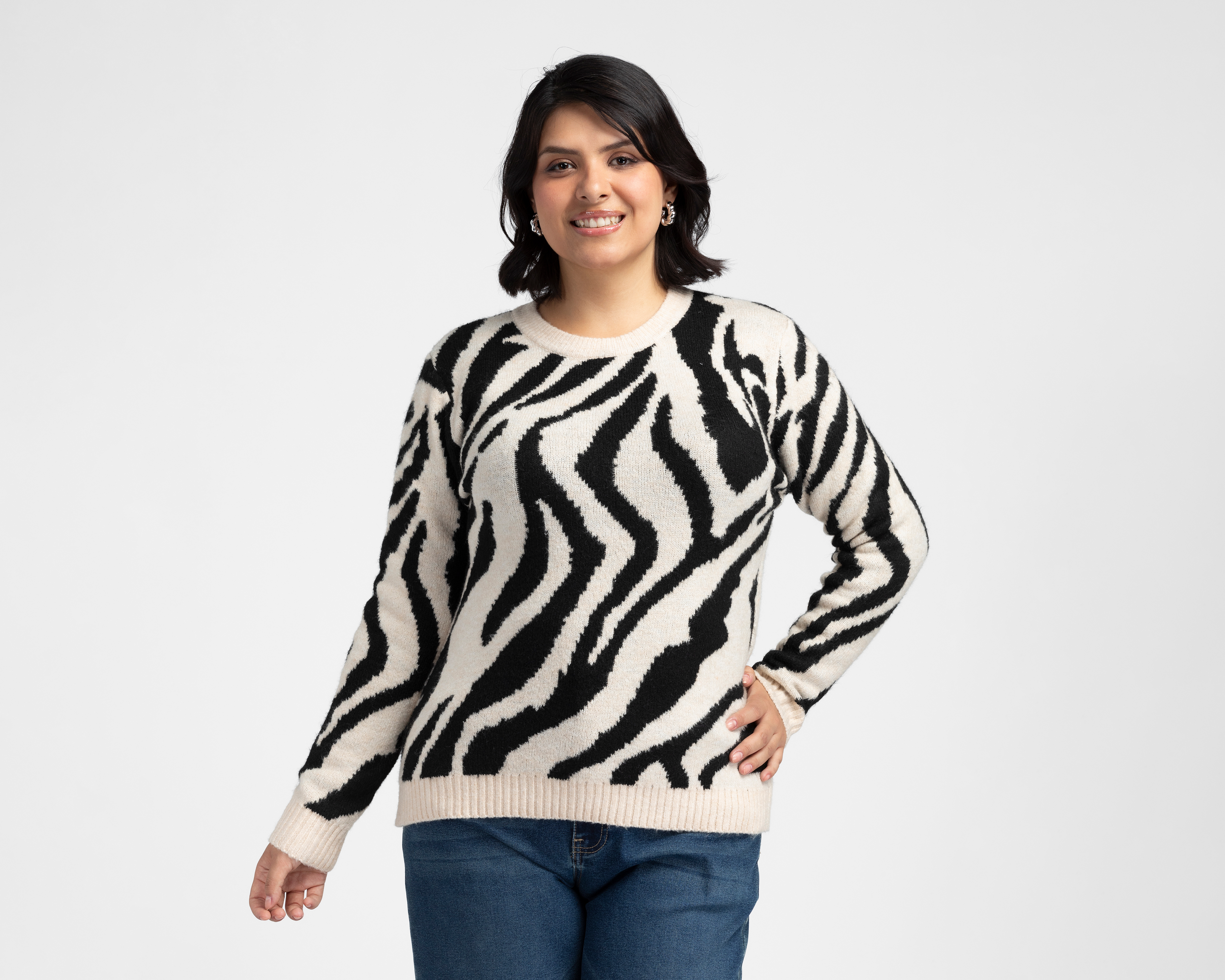 Suéter Animal Print Sahara para Mujer
