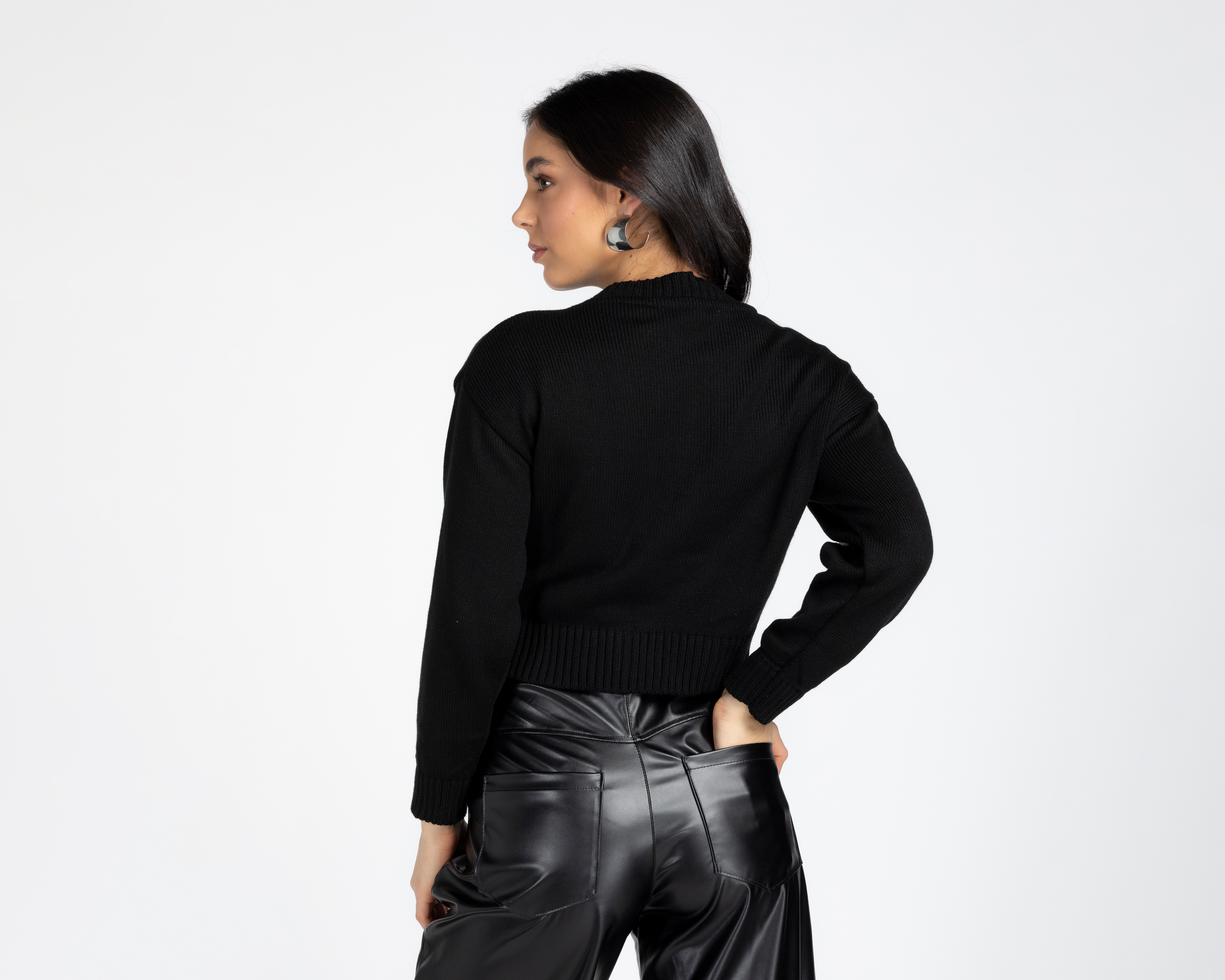 Foto 2 | Foto 2 | Suéter Negro Disney Mickey Mouse para Mujer