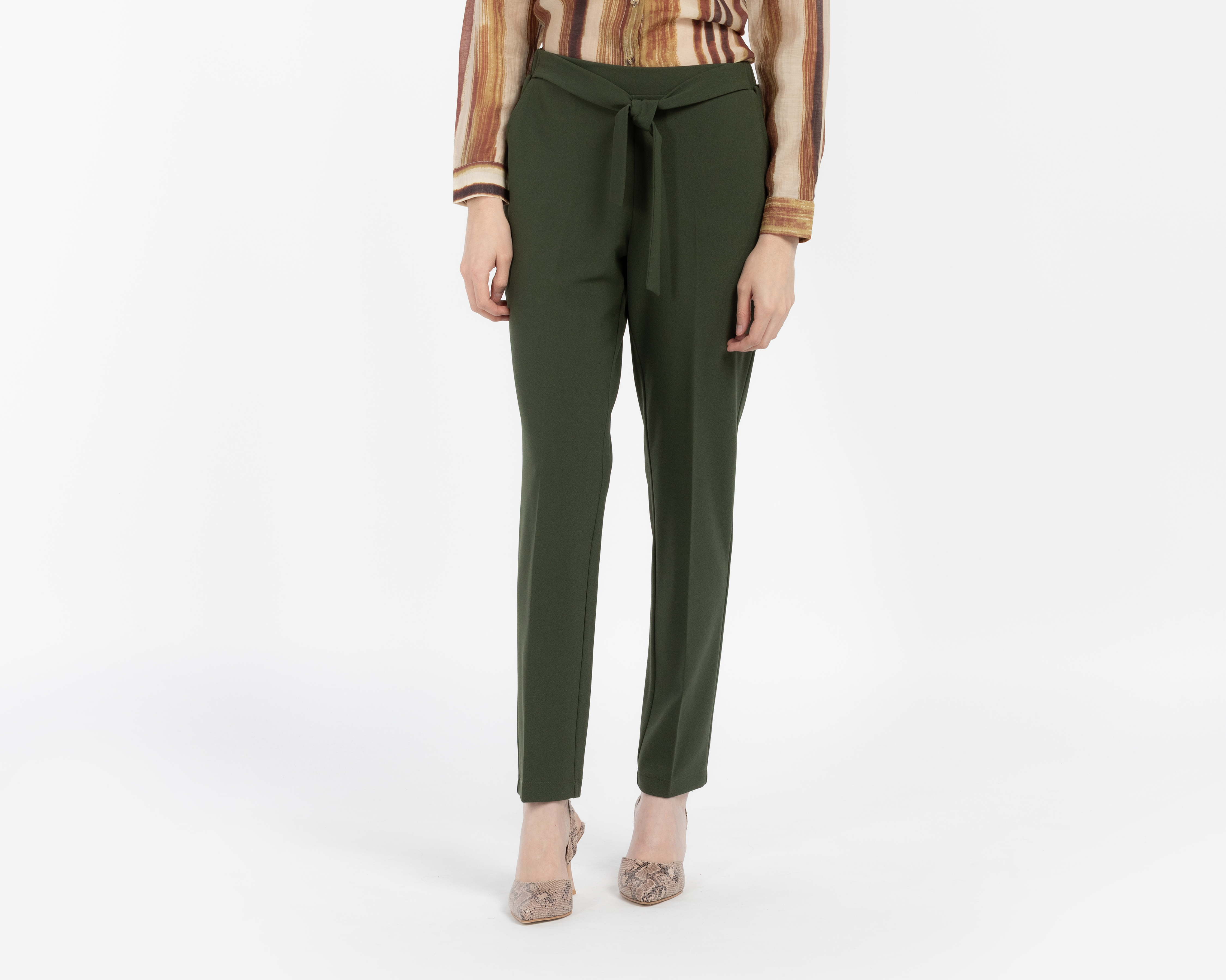 Pantalón de Vestir Sahara con Cinturón para Mujer