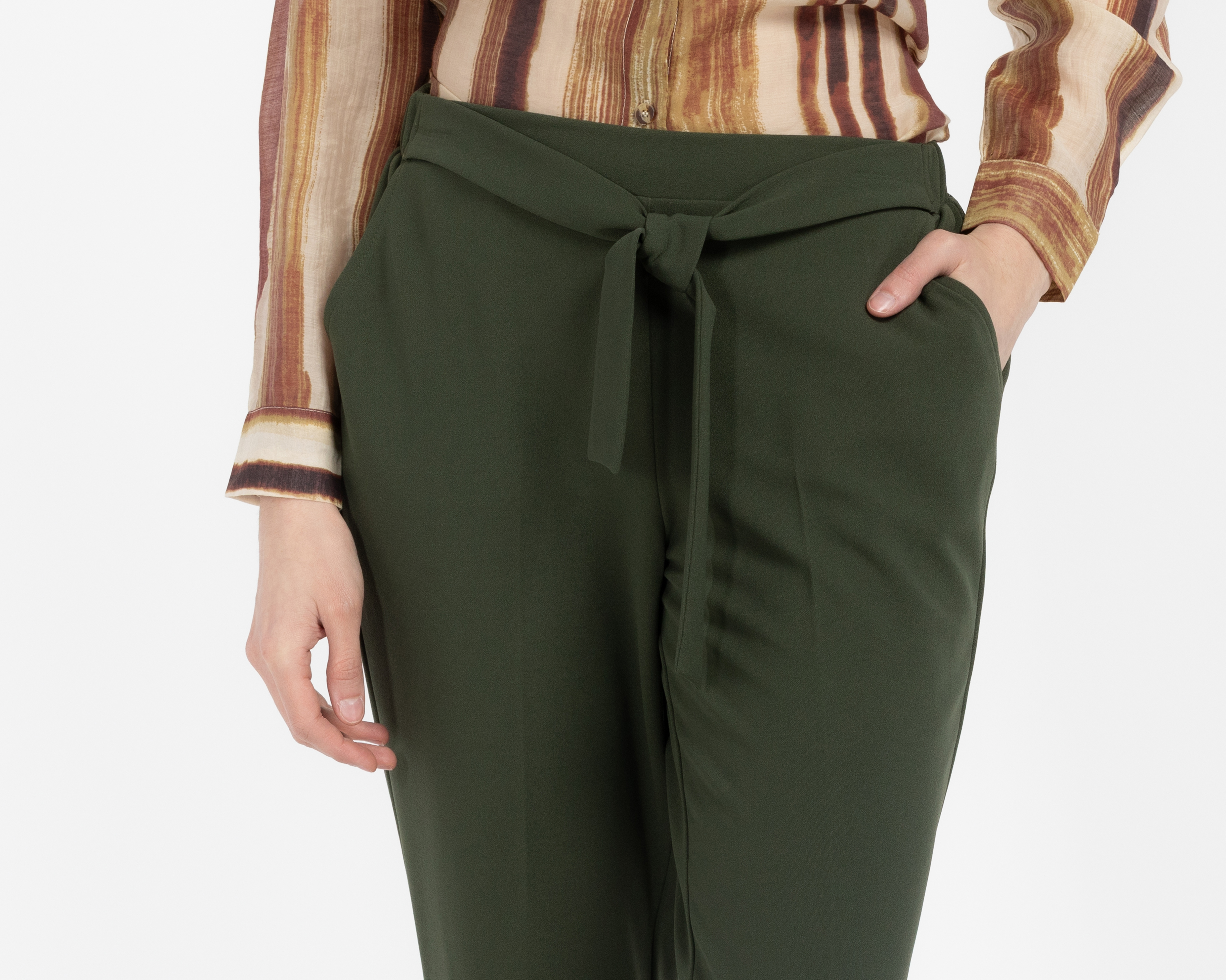 Foto 5 pulgar | Foto 4 | Pantalón de Vestir Sahara con Cinturón para Mujer