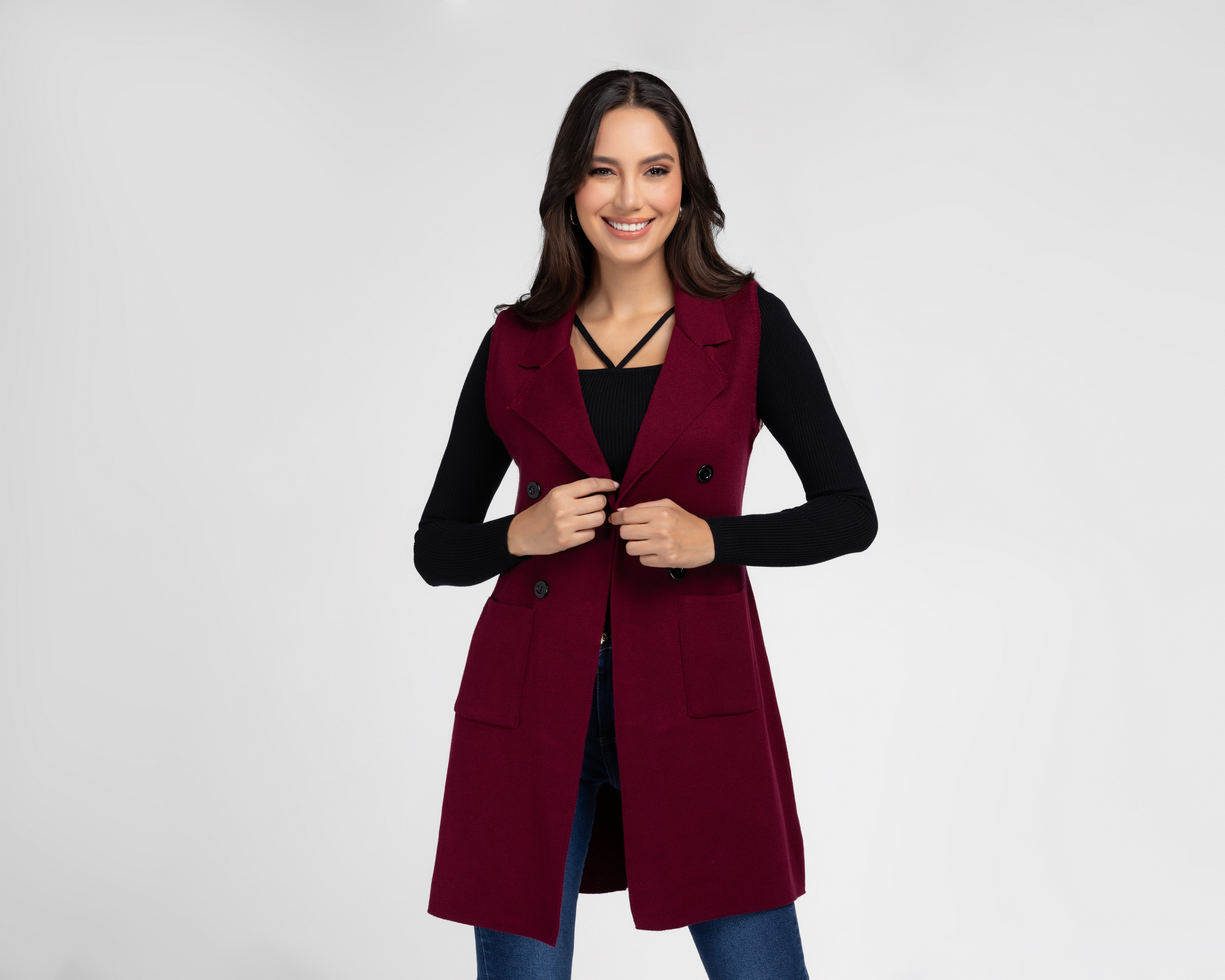 Chaleco Tejido Sahara para Mujer