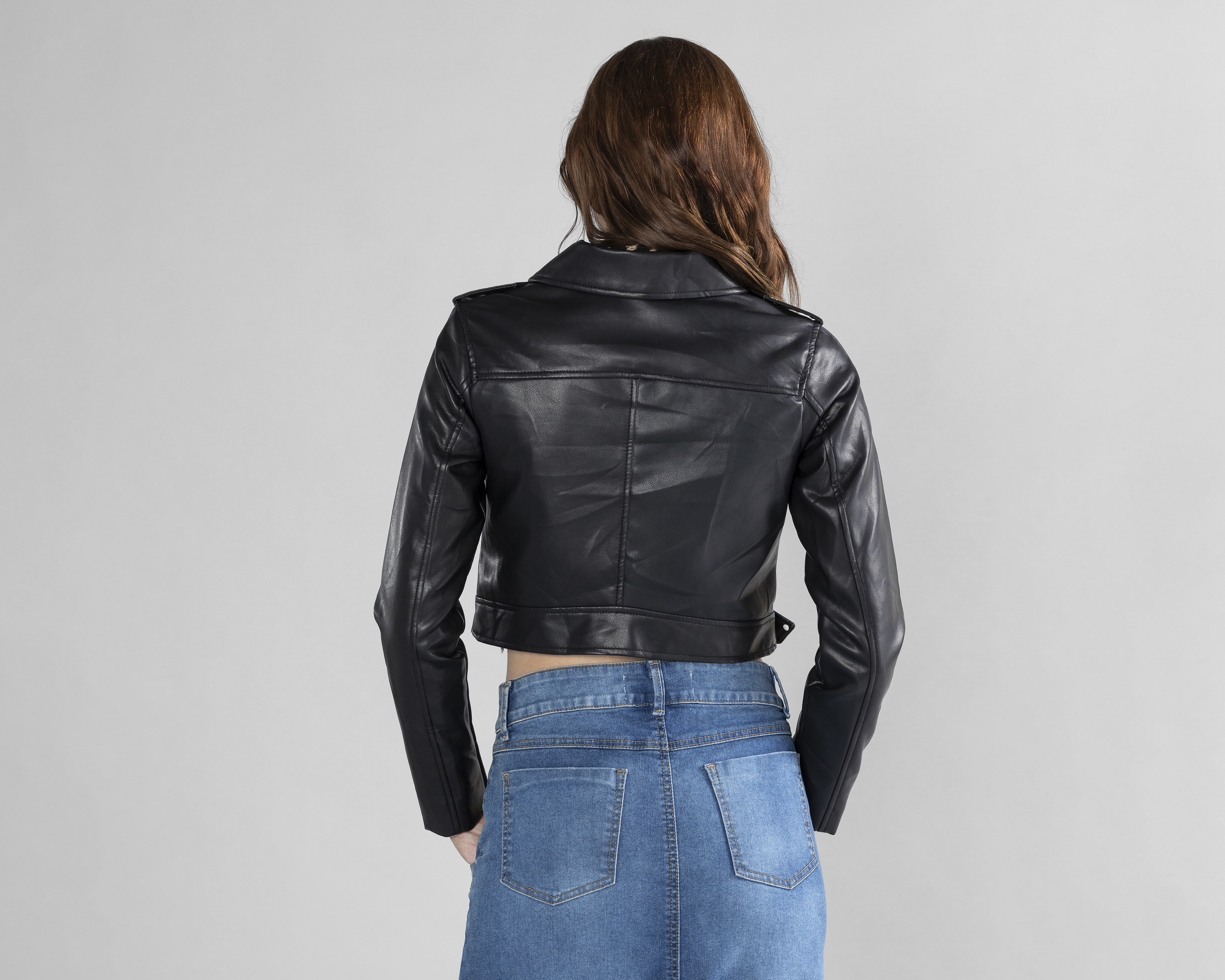 Foto 4 pulgar | Foto 3 | Chamarra tipo Biker Thinner para Mujer