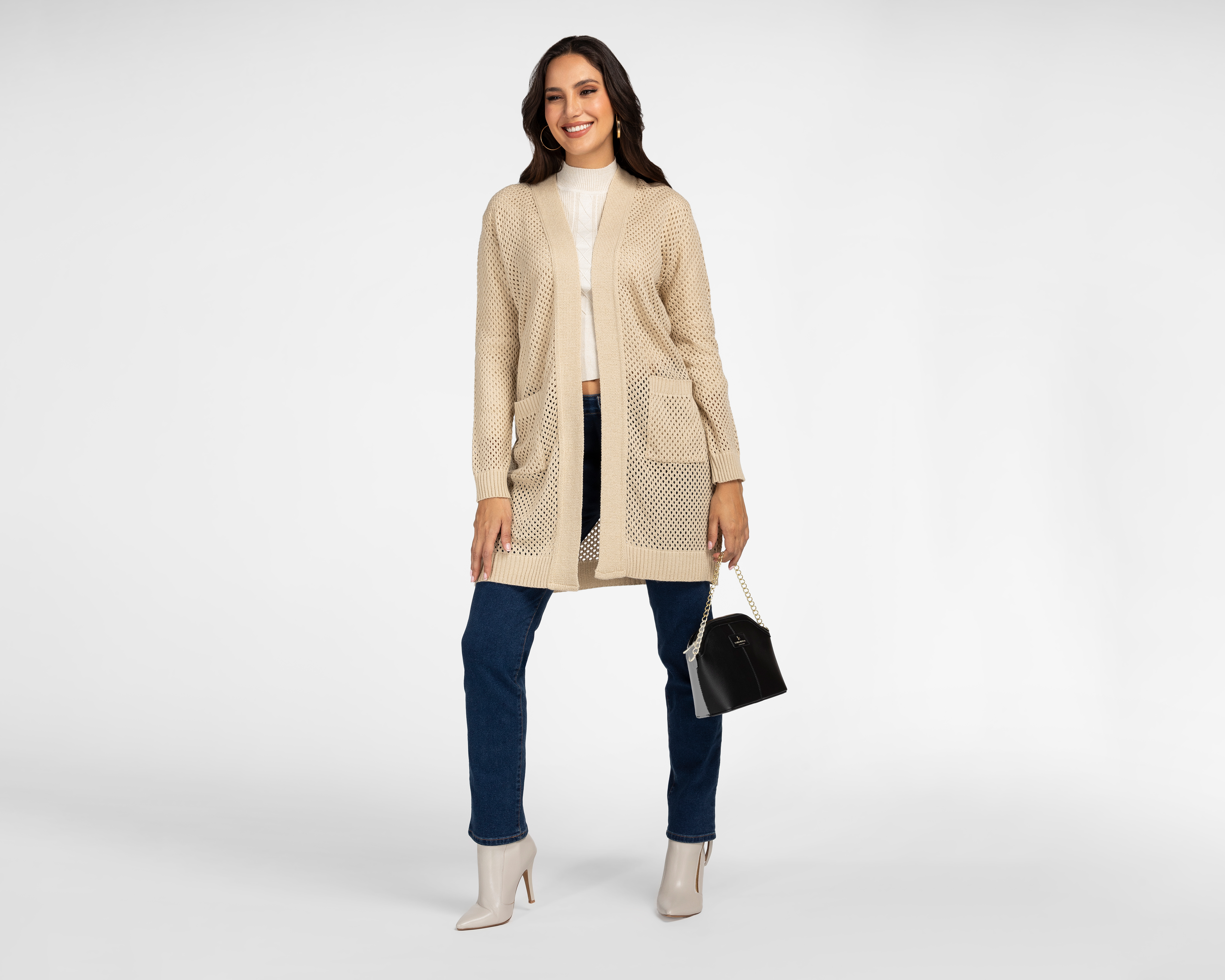 Foto 3 pulgar | Foto 2 | Suéter Tejido Sahara para Mujer