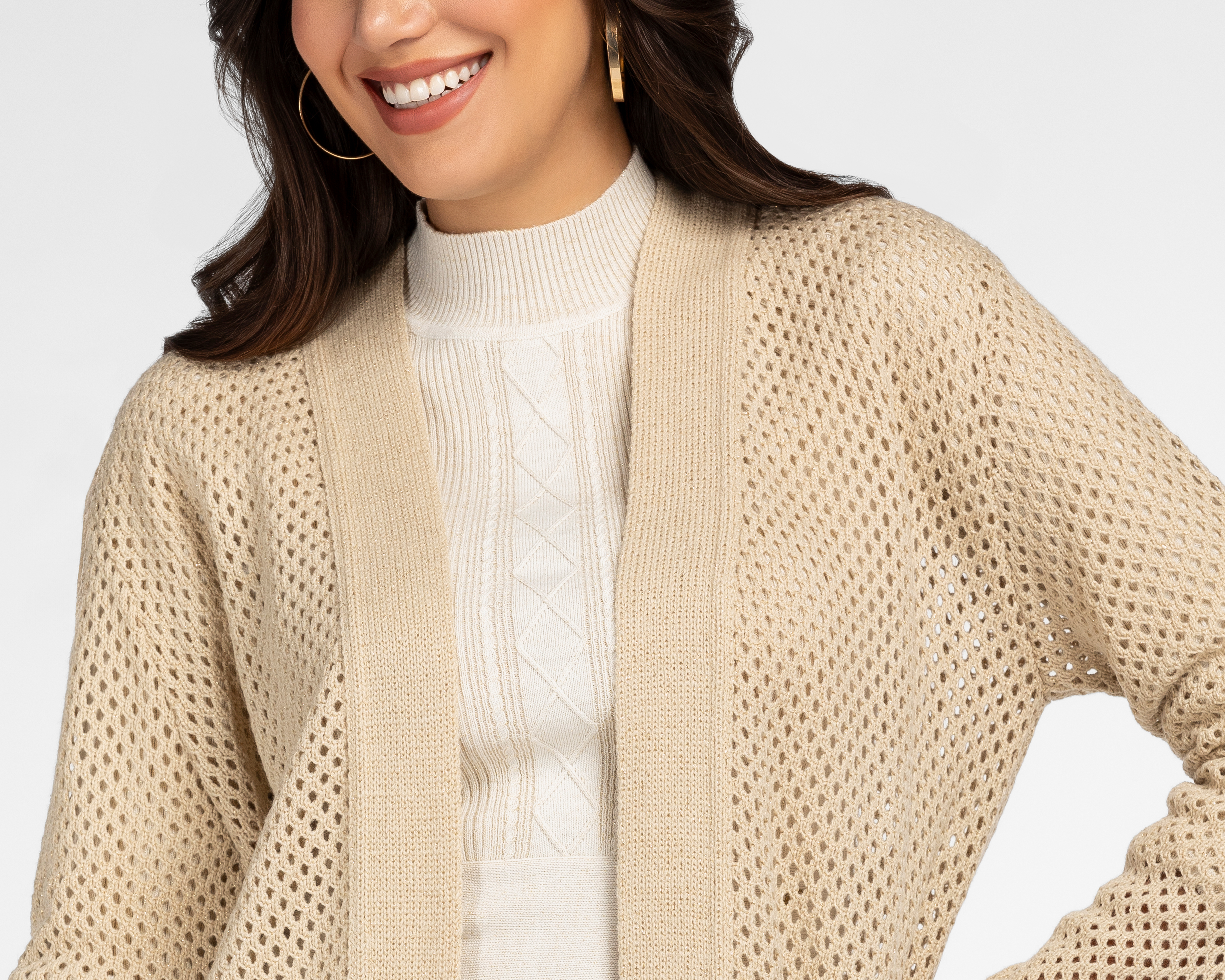 Foto 5 pulgar | Foto 4 | Suéter Tejido Sahara para Mujer