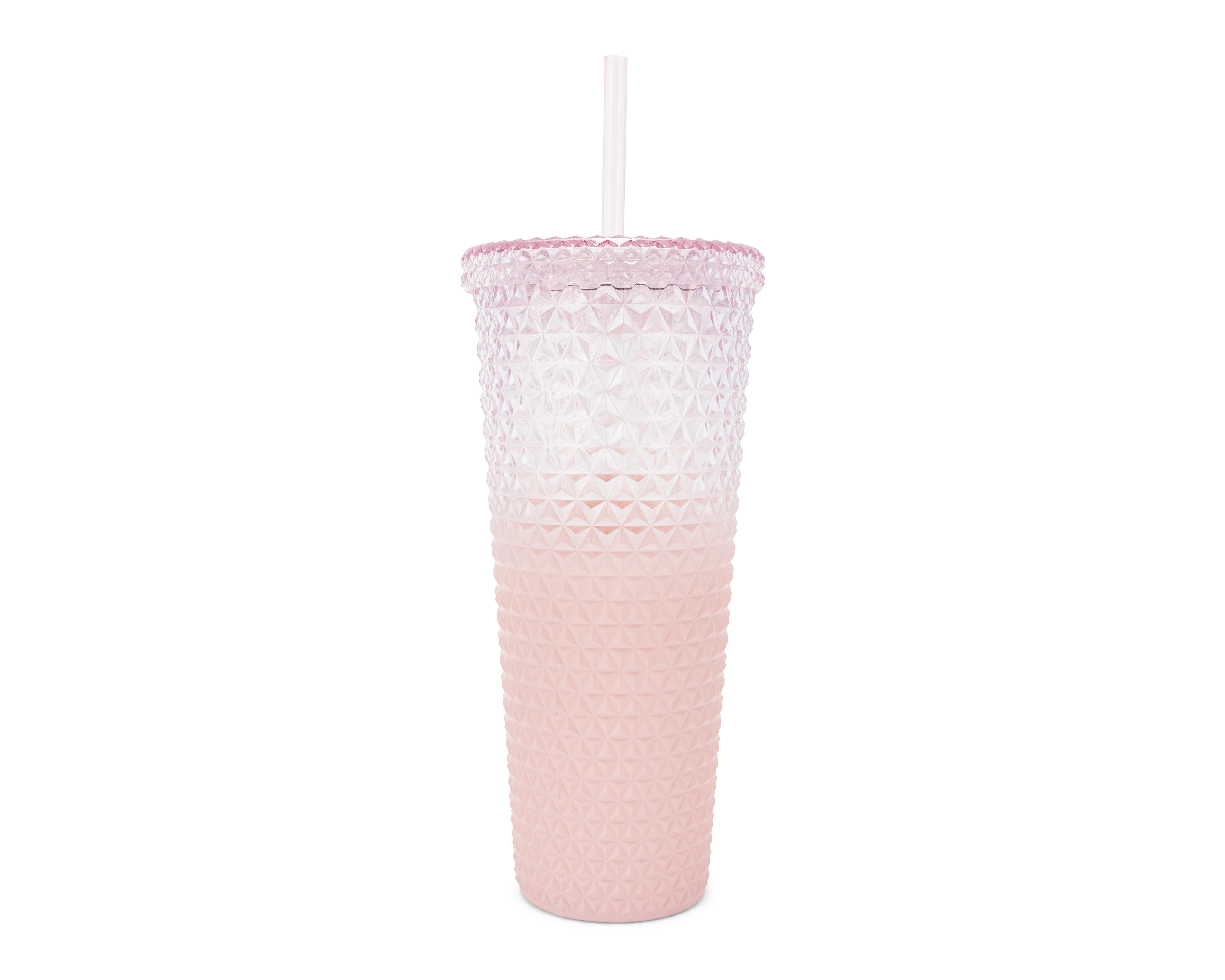 Vaso con Popote de Plástico 18 Forever 500 ml