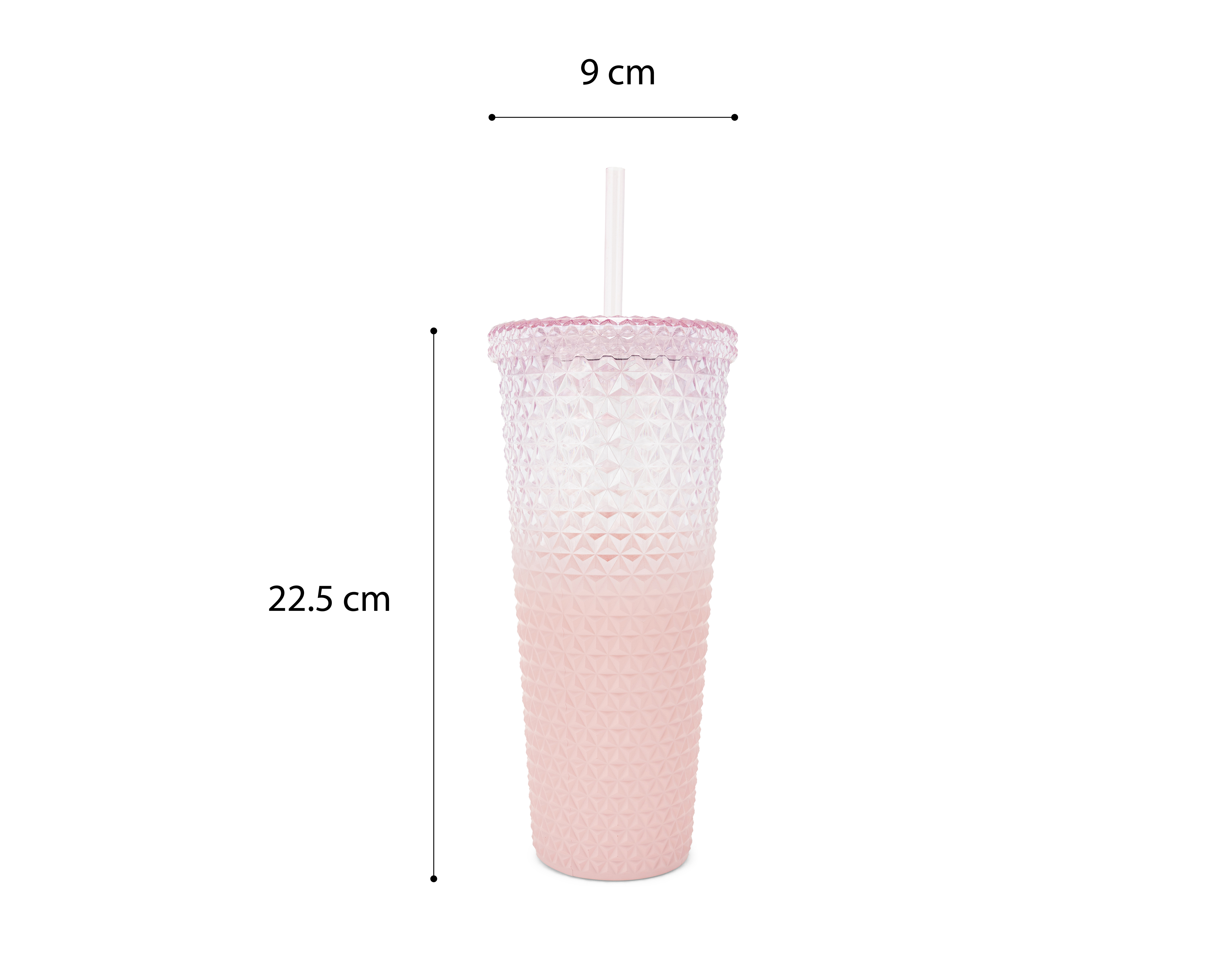 Foto 5 | Foto 5 | Vaso con Popote de Plástico 18 Forever 500 ml