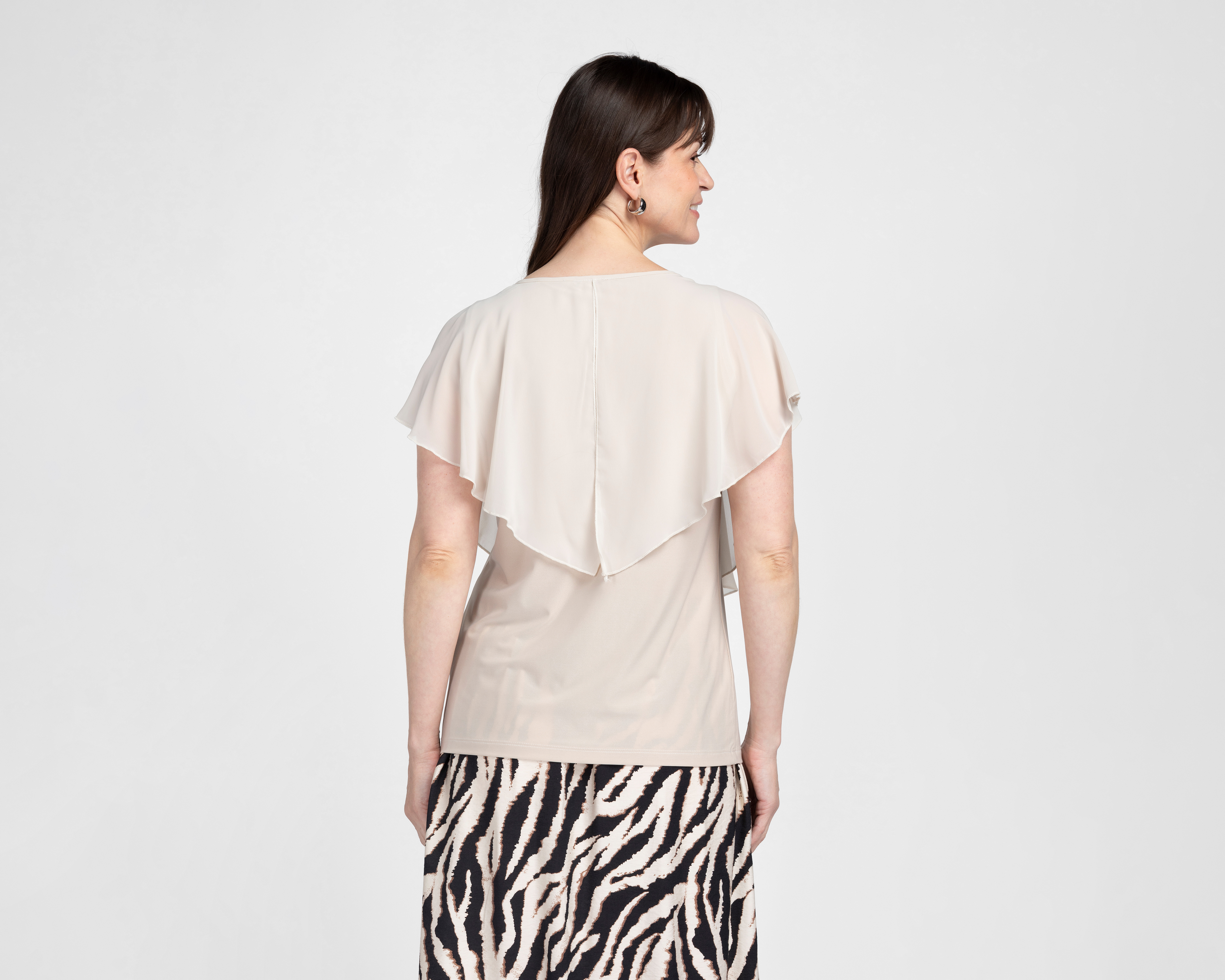 Foto 4 pulgar | Foto 3 | Blusa con Collar Lady Sun para Mujer