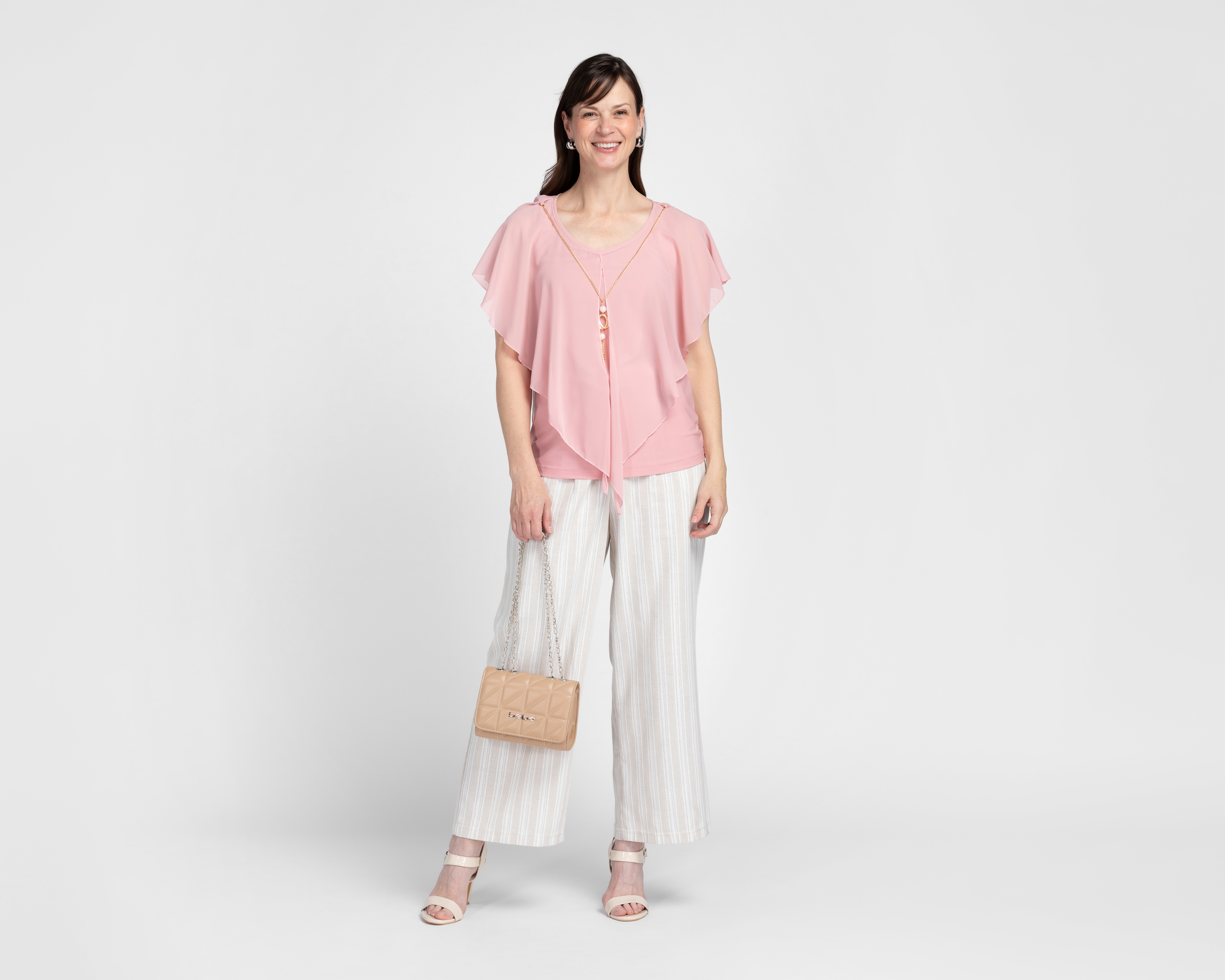 Foto 3 pulgar | Foto 2 | Blusa Manga Corta Lady Sun para Mujer