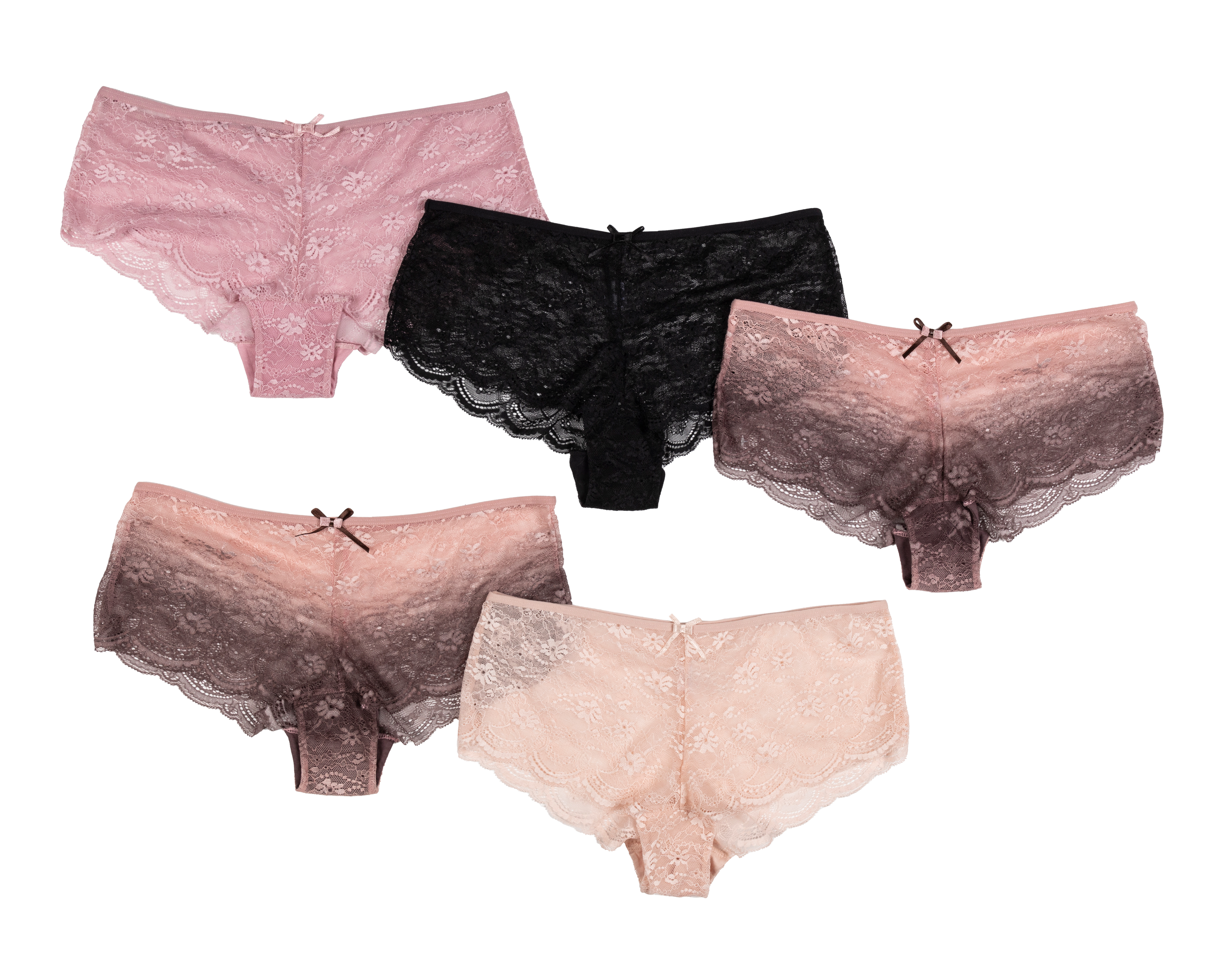 Foto 1 | Foto 1 | Bóxer de Encaje Eva tu Estilo Íntimo para Mujer 5 Piezas