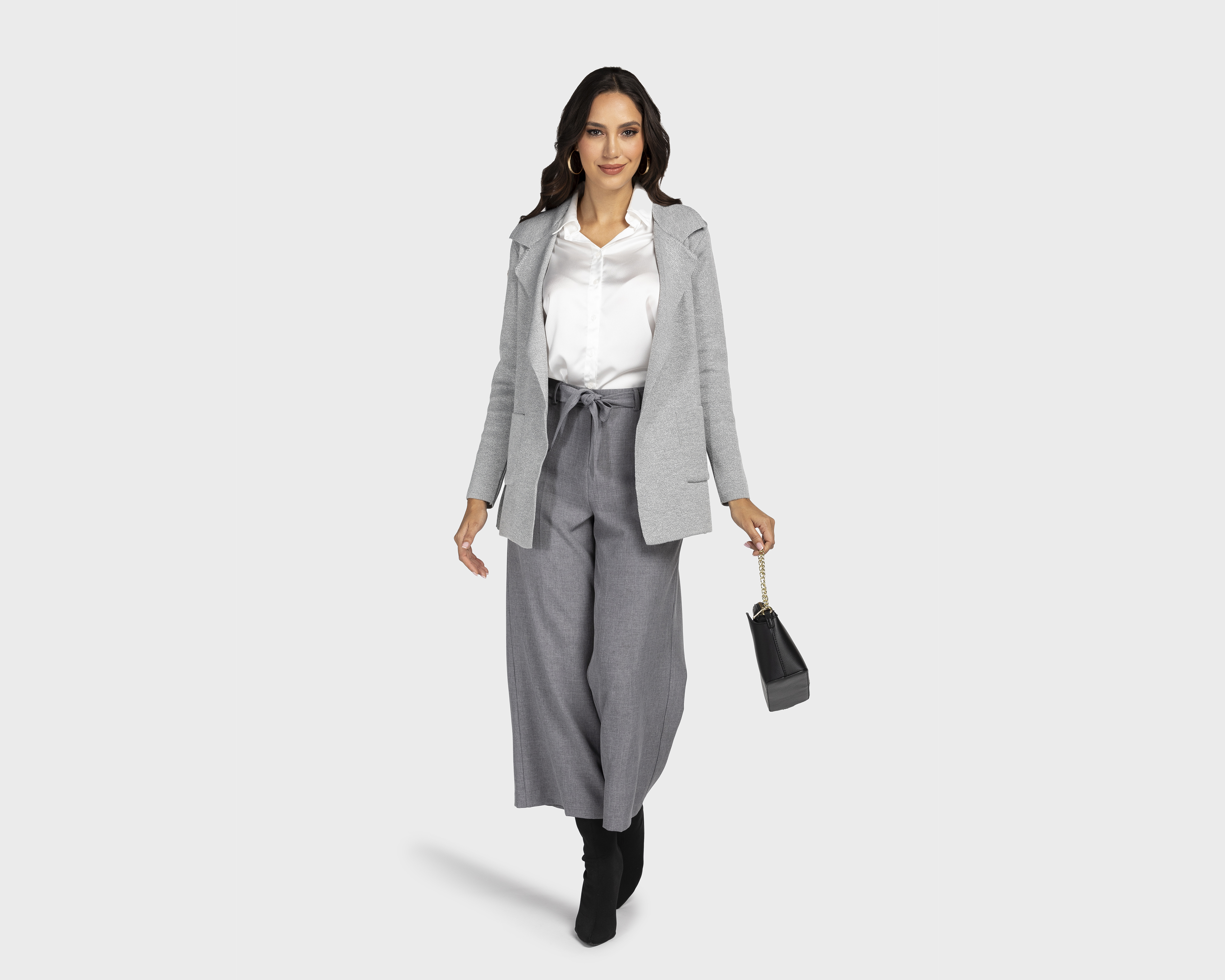 Foto 2 | Foto 2 | Blazer Gris Sahara para Mujer