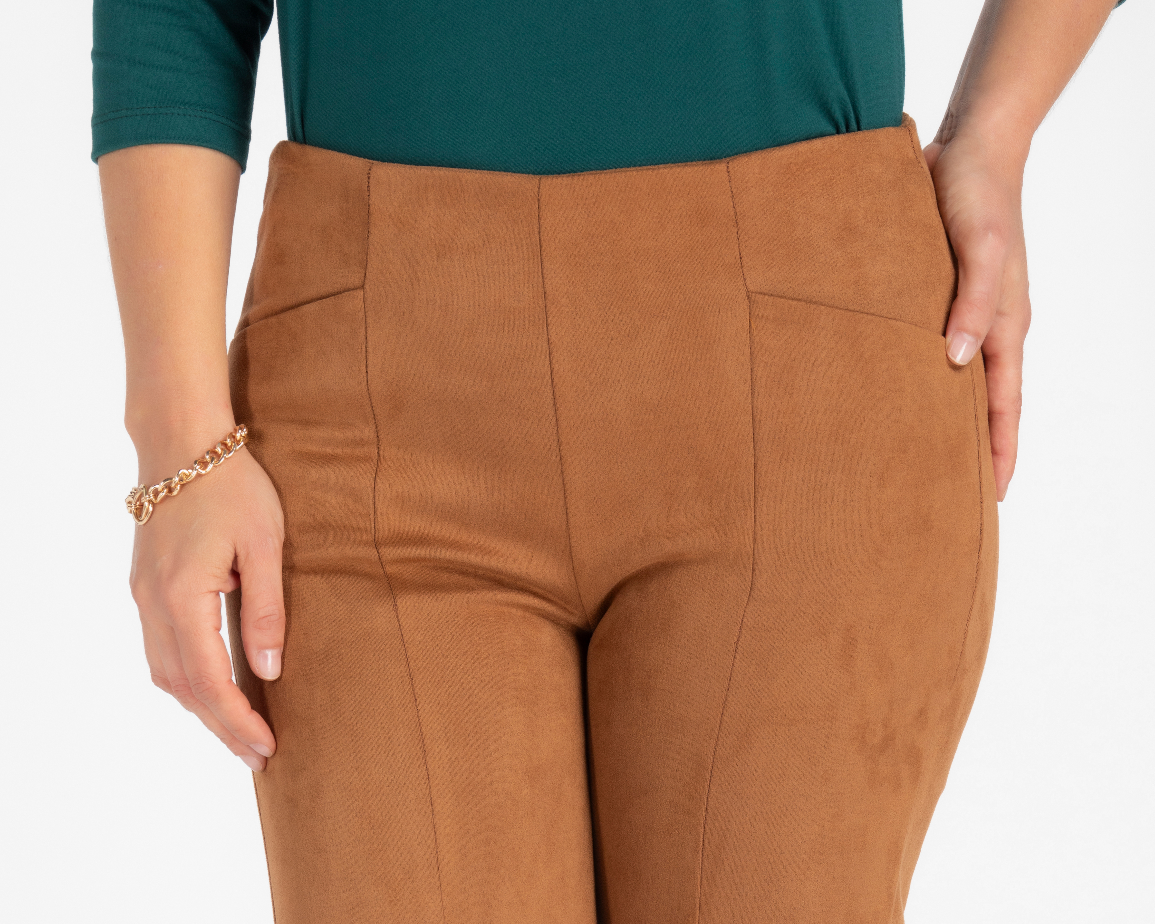 Foto 5 pulgar | Foto 4 | Pantalón Sahara Café para Mujer