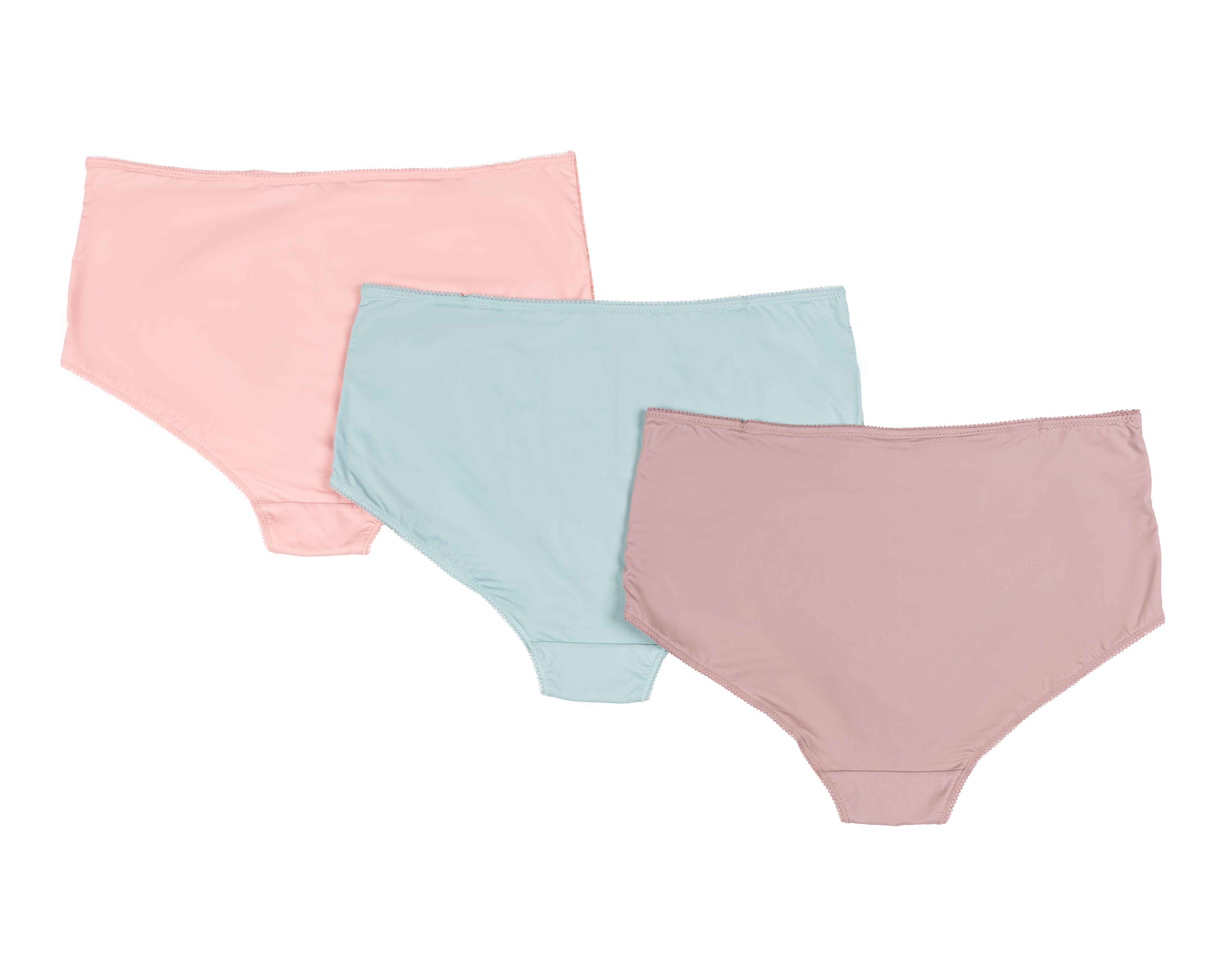 Foto 2 | Foto 2 | Pantaleta Completa con Encaje Beauty Secret para Mujer 3 Piezas