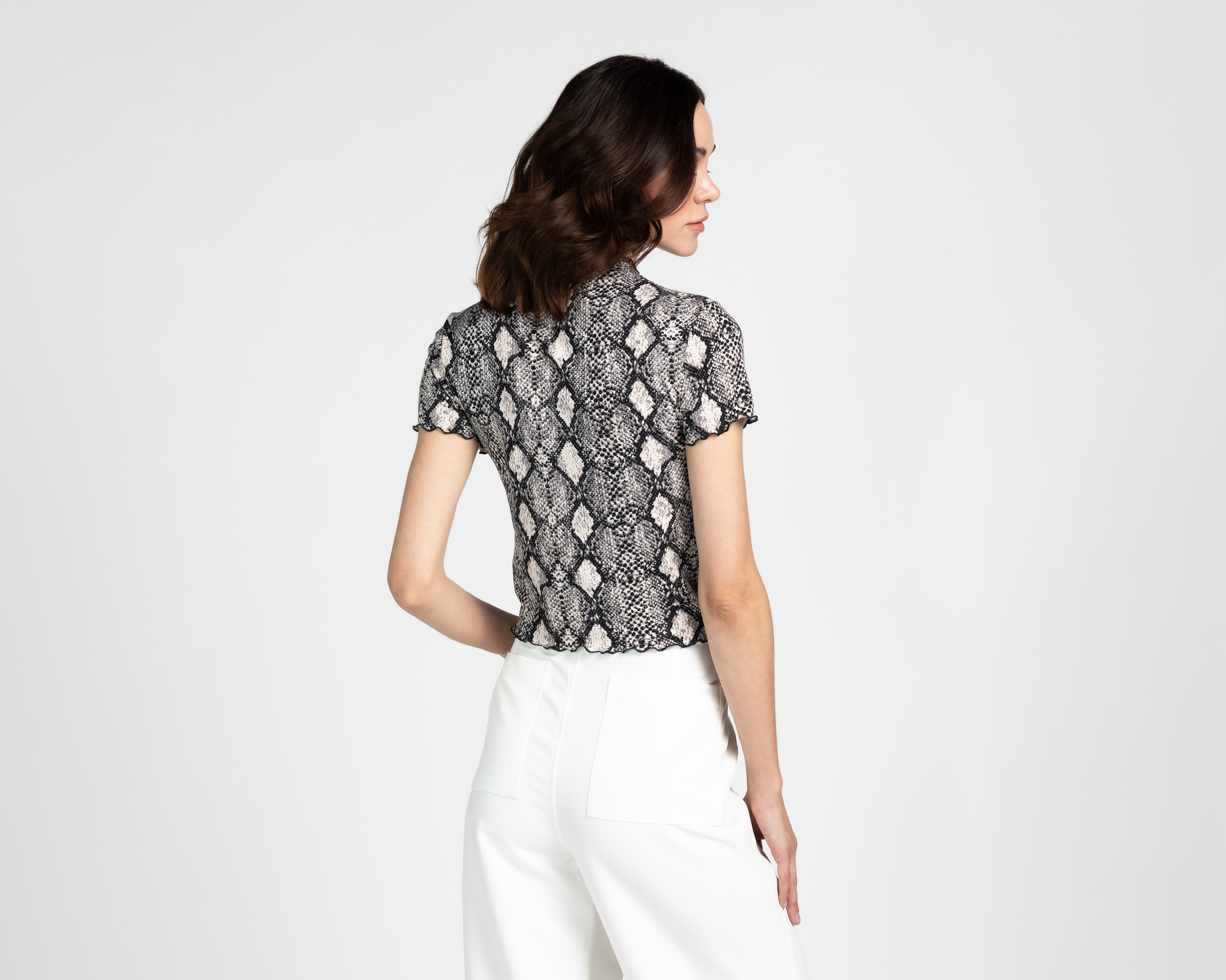 Foto 4 pulgar | Foto 3 | Blusa Jennifer Lopez Animal Print para Mujer