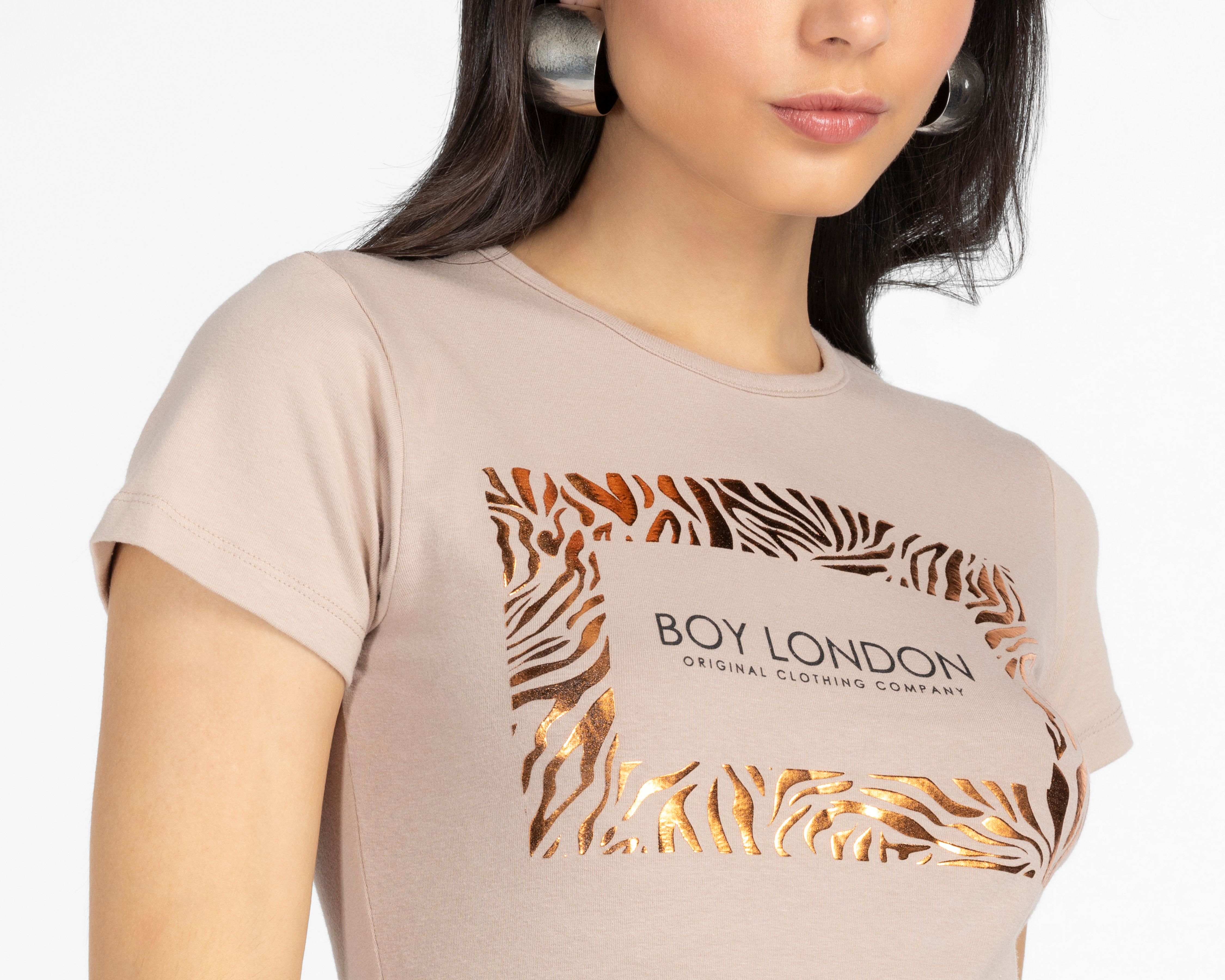 Foto 5 pulgar | Foto 4 | Playera Boy London Estampada para Mujer