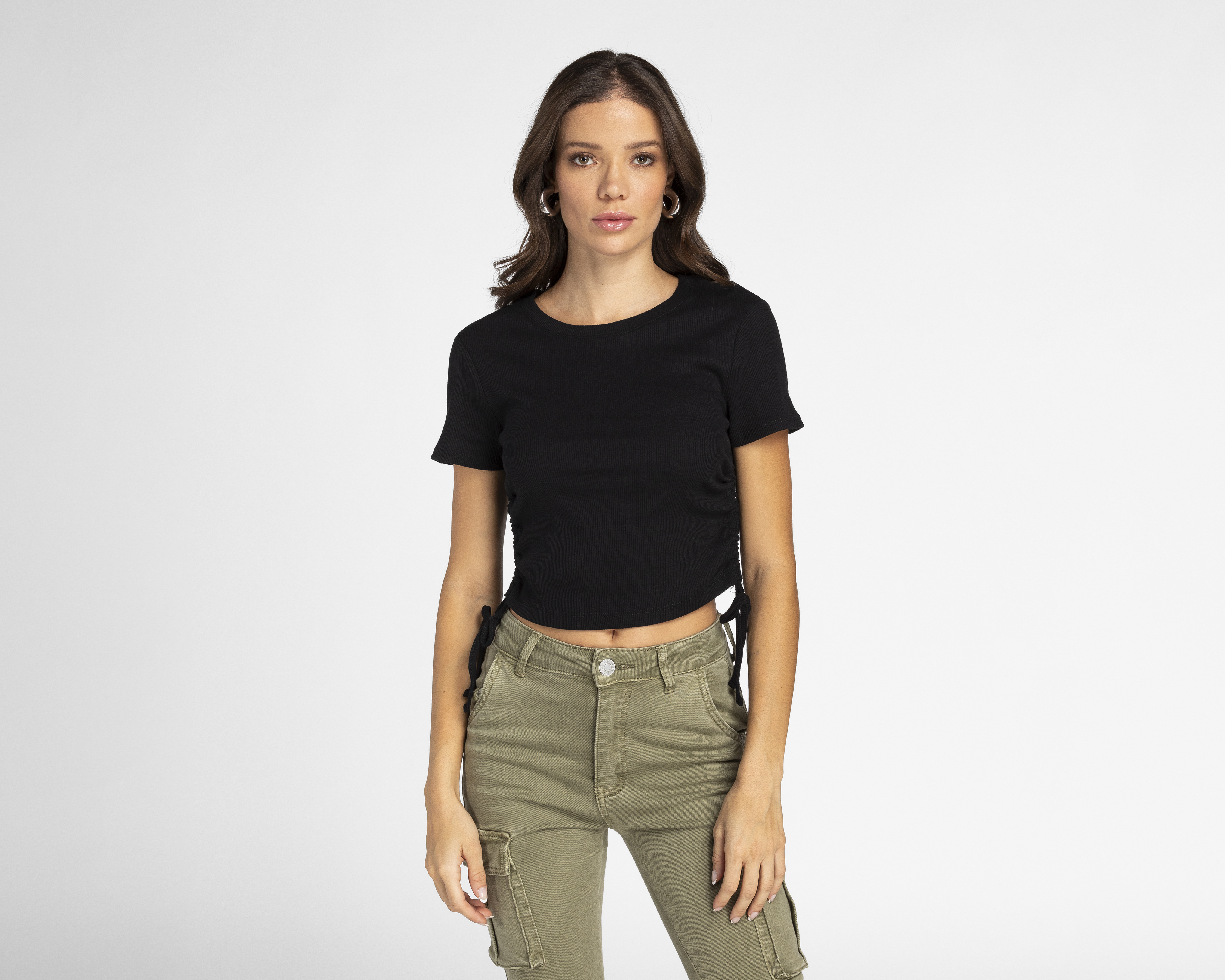 Foto 2 pulgar | Foto 1 | Playera Refill Manga Corta para Mujer